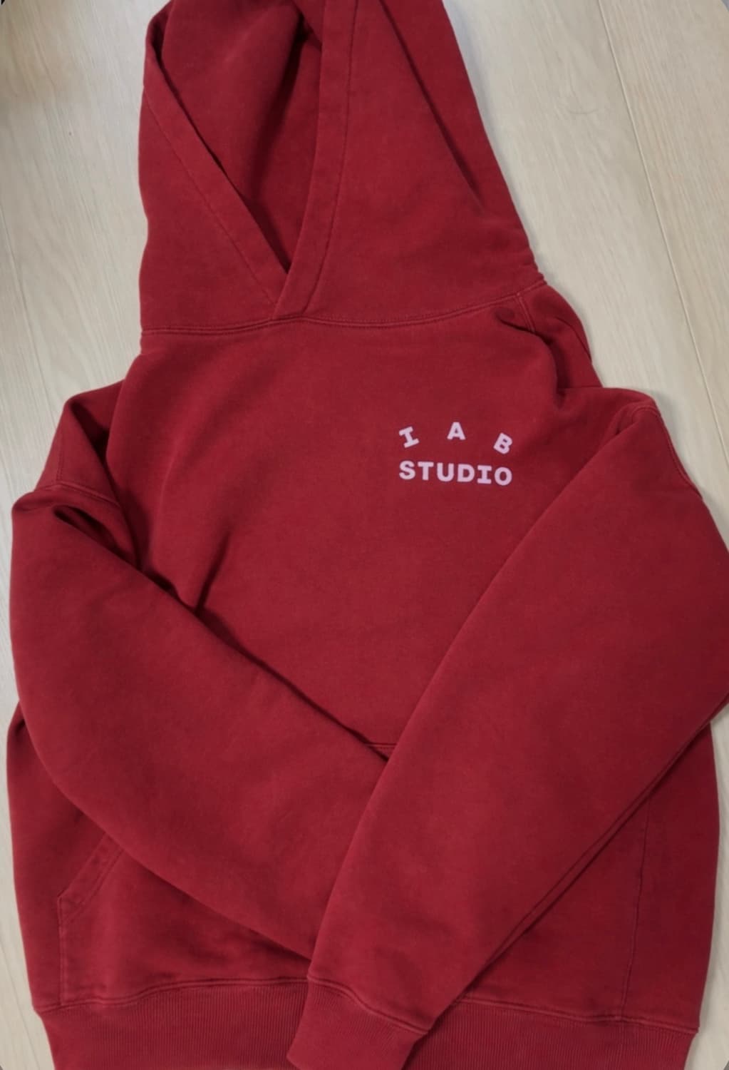 아이앱스튜디오 후드티 라즈베리 L 상품이미지2