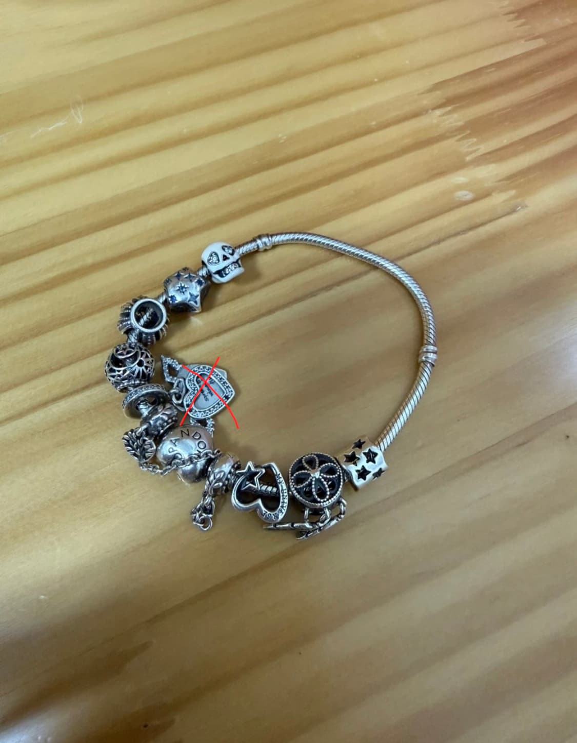 판도라 팔찌 + 참 + 세이프티 체인 상품이미지1