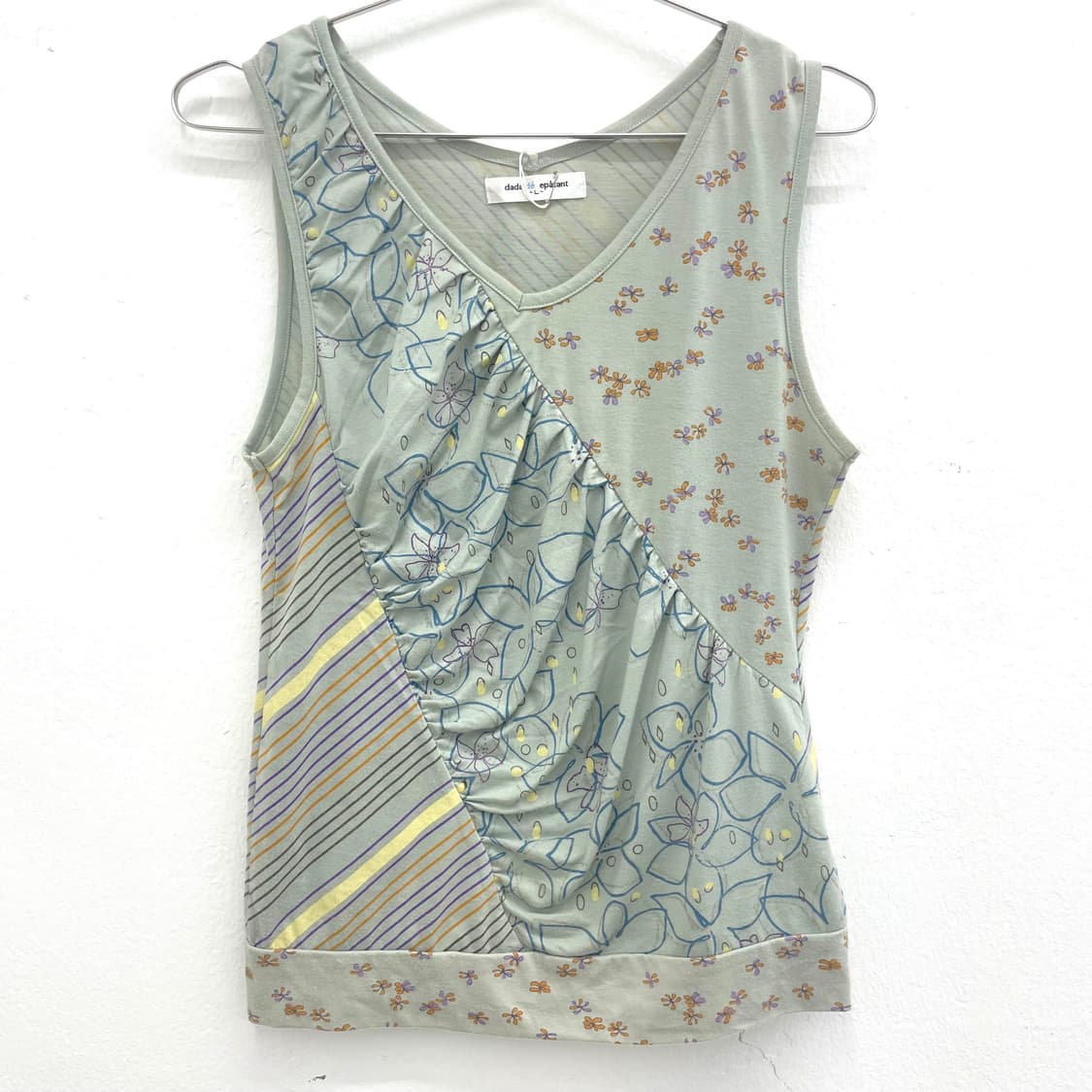 Mint frill flower sleeveless  상품이미지1