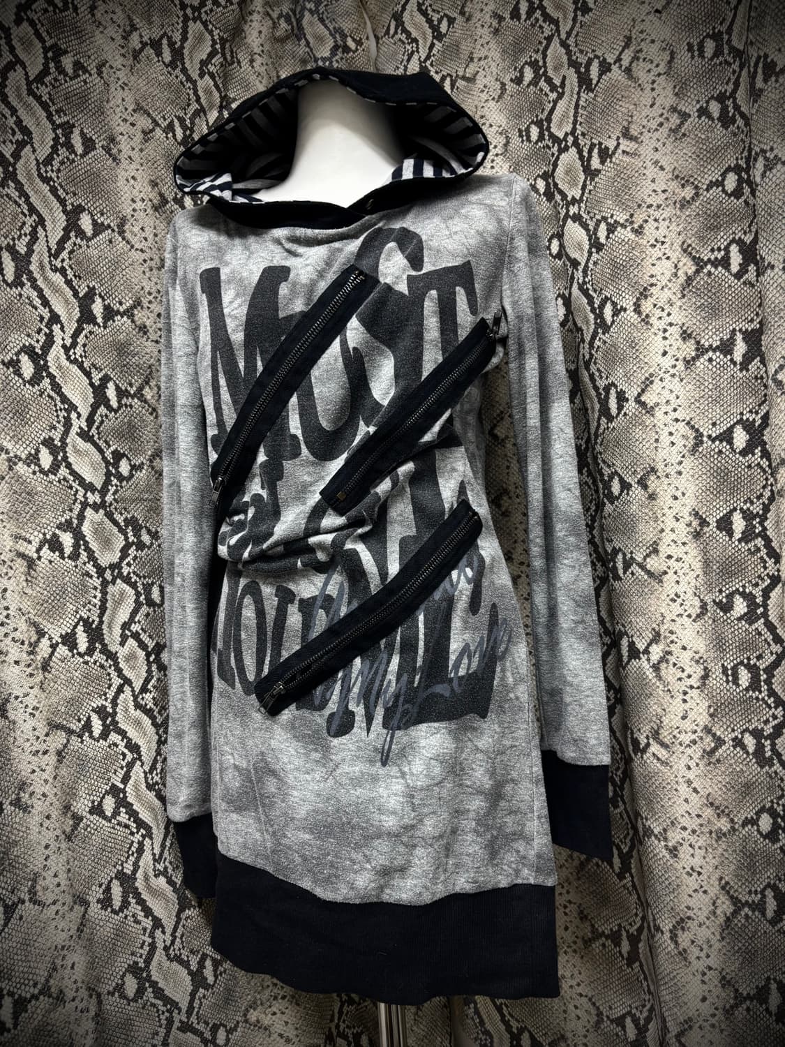 [00‘s] Zip Detail Stripe Hood Sleeve 상품이미지2