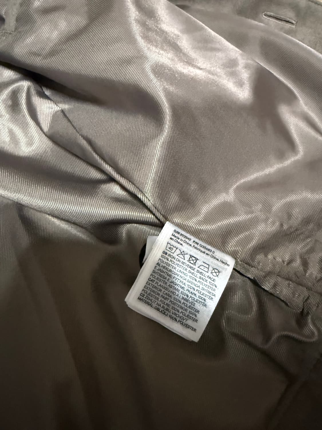 H&M 스웨이드 자켓 브라운 170/90A 상품이미지5