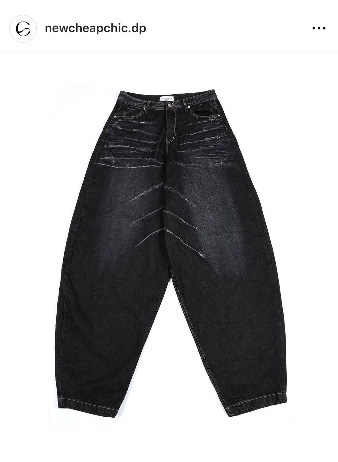 뉴치프시크dp pa washing baggy jeans 상품이미지1