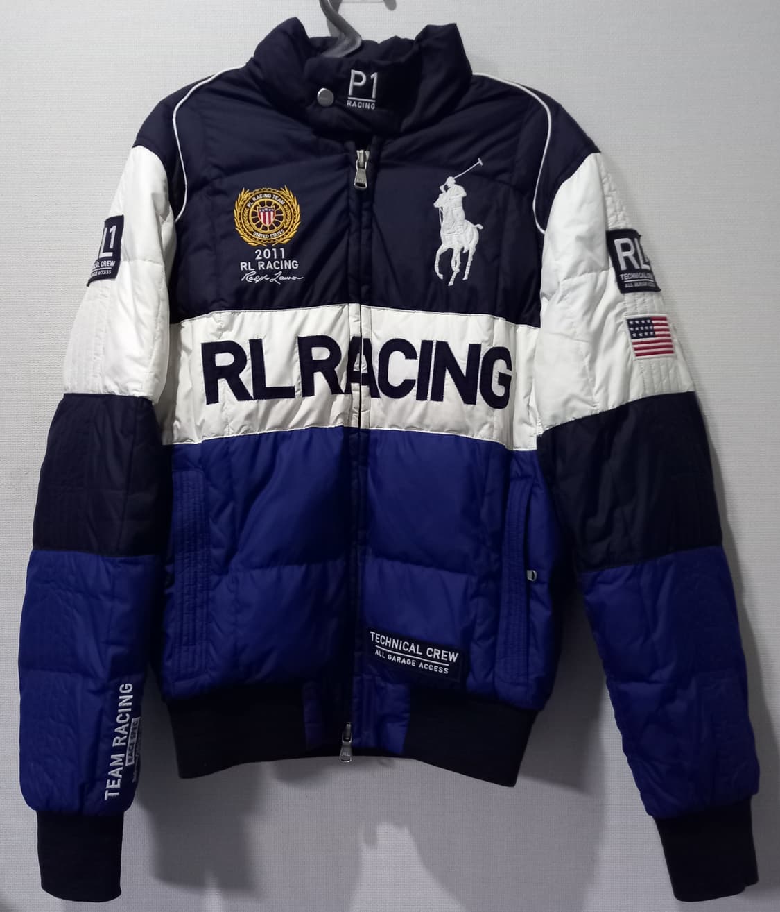 폴로 POLO 랄프로렌 빅포니 레이싱 패딩 점퍼 95/M 상품이미지1