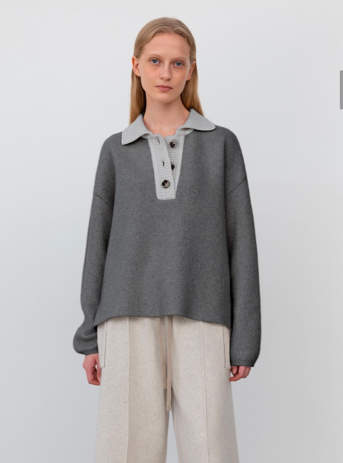 우마뭉 니트 M사이즈 남녀공용 상품이미지1