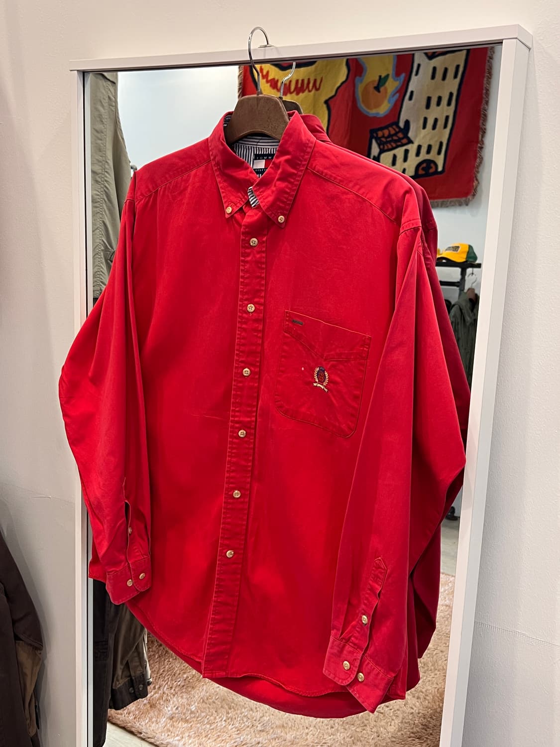 90s Tommy Hilfiger 타미힐피거 코튼 셔츠 상품이미지1