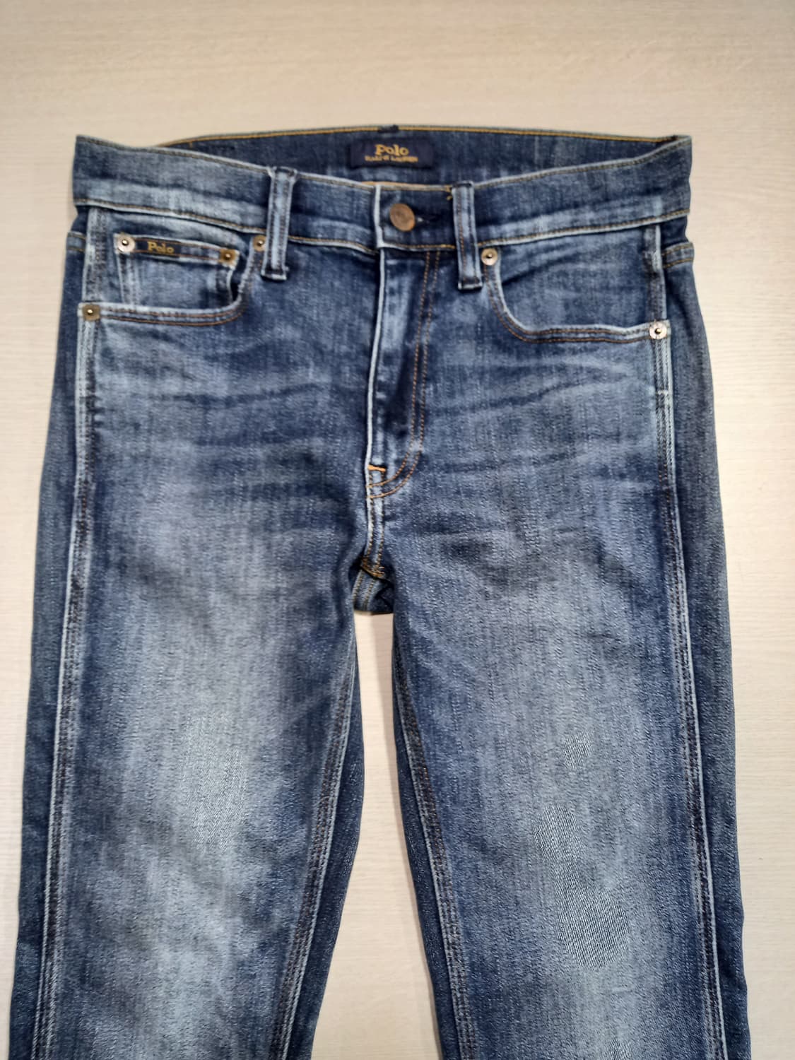 26 POLO RALPH LAUR 워싱 스판 슬림일자진 크롭 26-602 상품이미지3