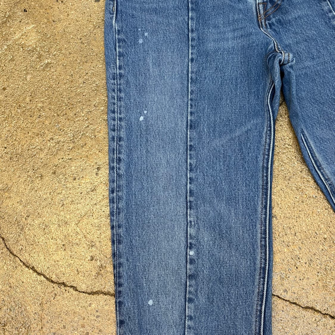 USA 빈티지 리바이스 절개 여성 청바지 상품이미지4