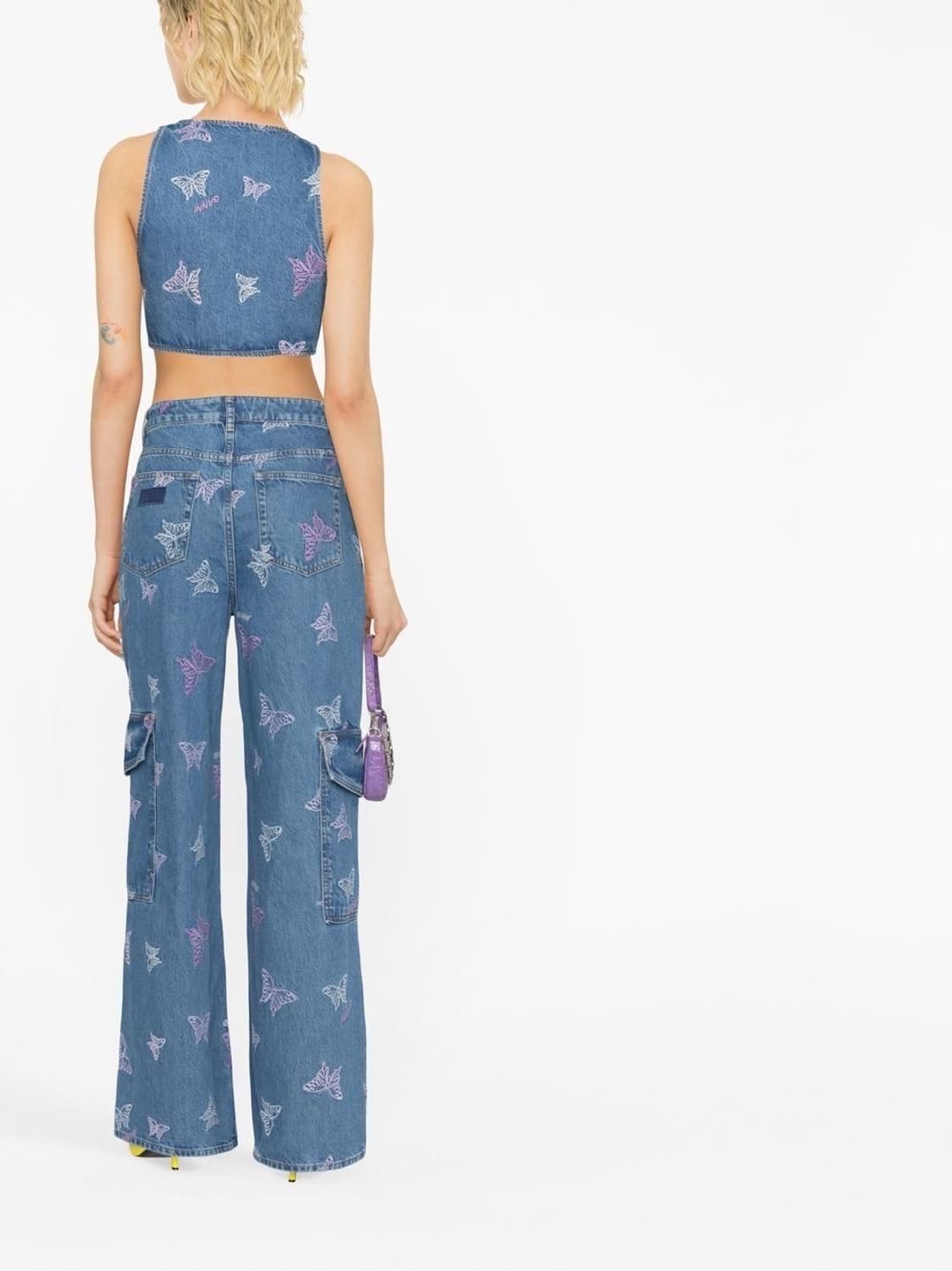 ganni 나비 데님 펜츠 상품이미지2