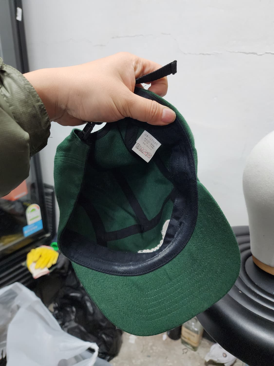 챔피온 그린 캠프캡 모자 (일본판) 상품이미지5