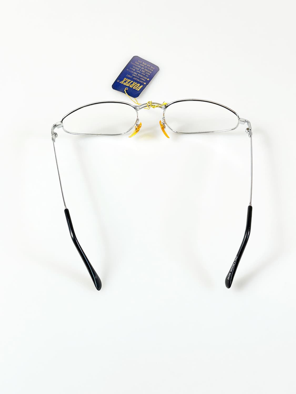 90s VORTEX 실버 메탈 오벌 프레임 빈티지 안경 상품이미지5