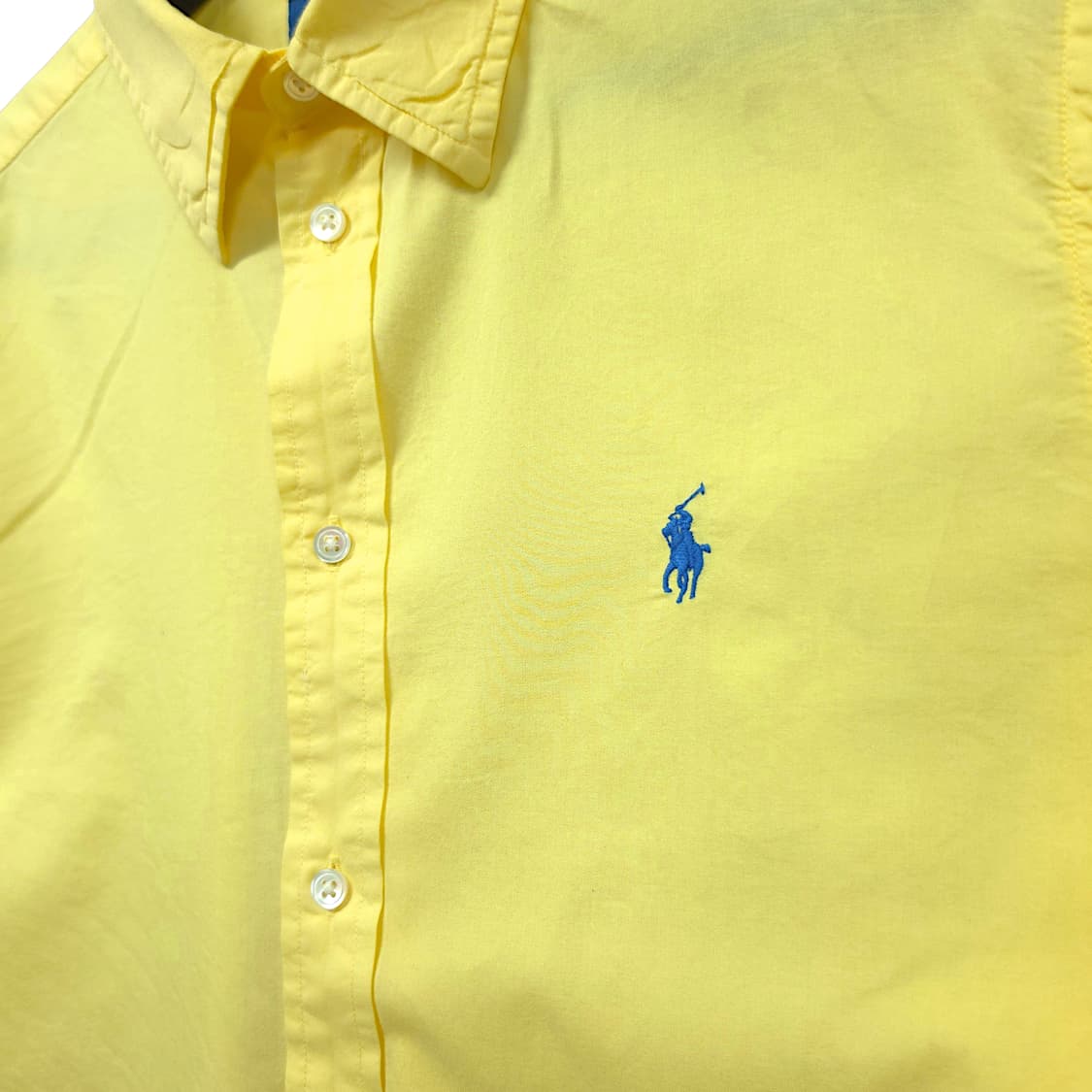 [M] 폴로 옐로우 릴렉스핏 코튼 긴팔셔츠 상품이미지4