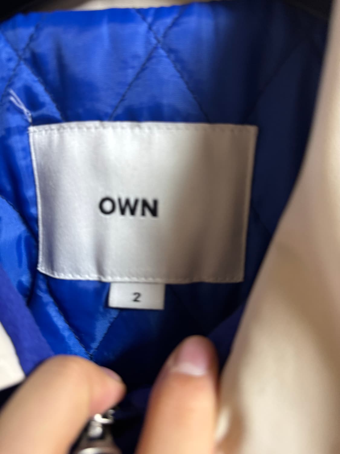 OWN 바시티 자켓 블루 Size 2 상품이미지2