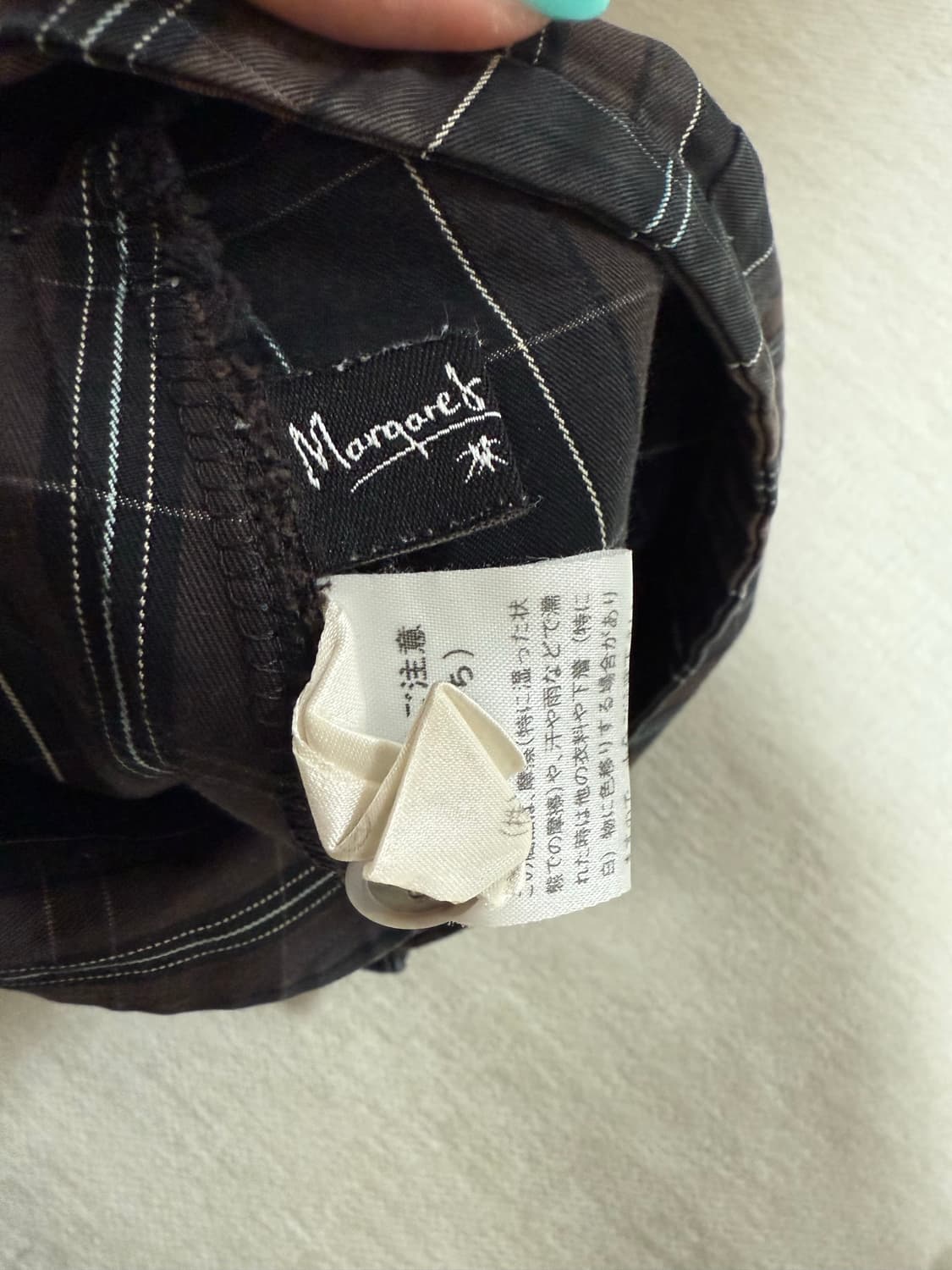 마가렛호웰 체크 미디 스커트 상품이미지4