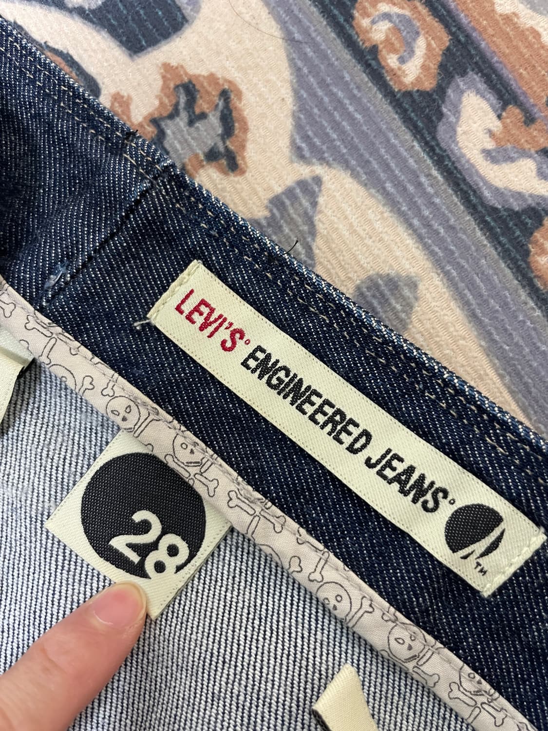 Levis 리바이스 엔지니어드진 아메카지 랩 데님 스커트 청치마 상품이미지9