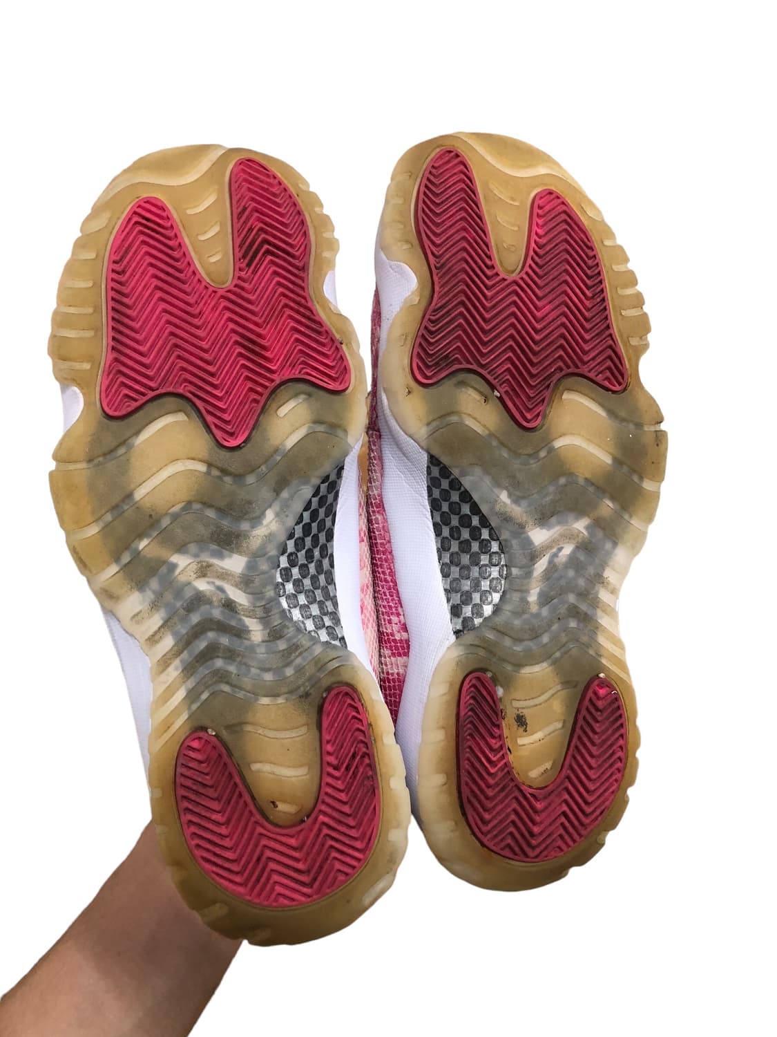 조던 11 레트로 핑크 스네이크스킨 2019 275mm 상품이미지5