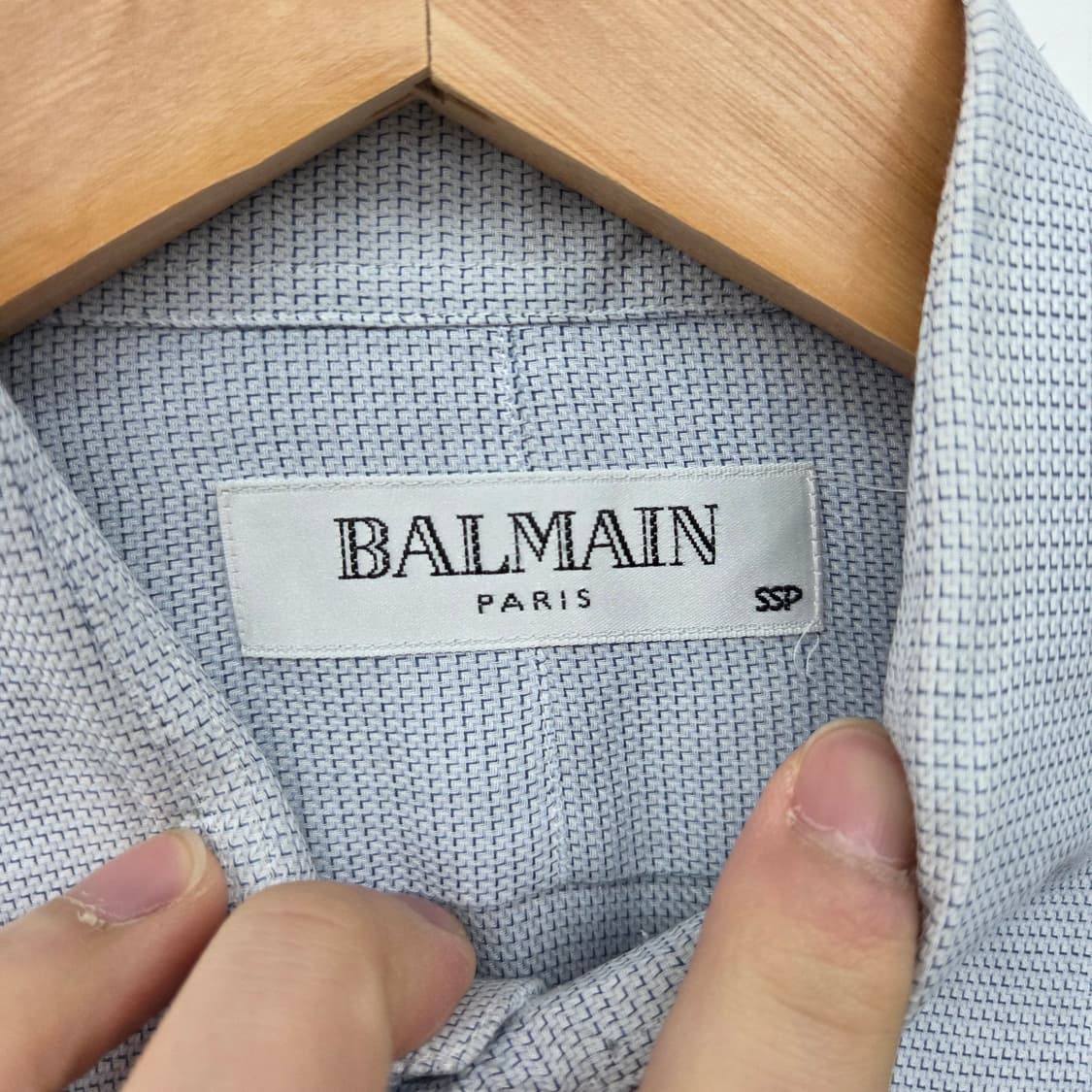 발망 남성 긴팔 셔츠 하늘색 남L 상품이미지3