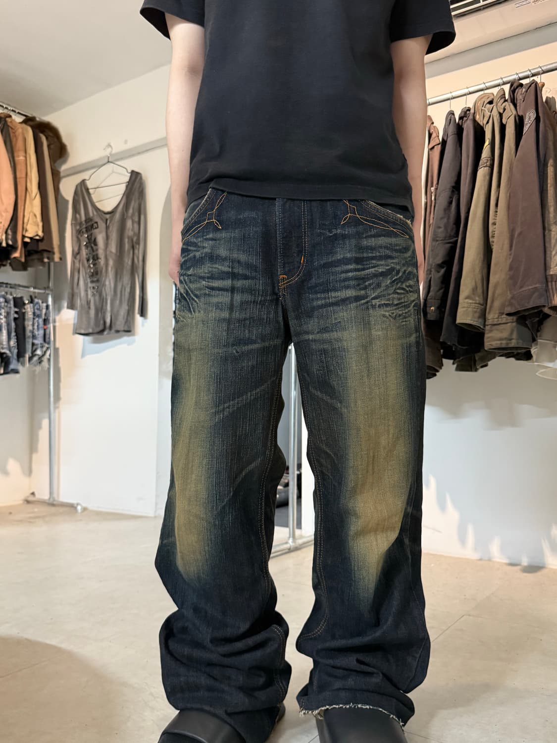 00s washing denim jeans 상품이미지5