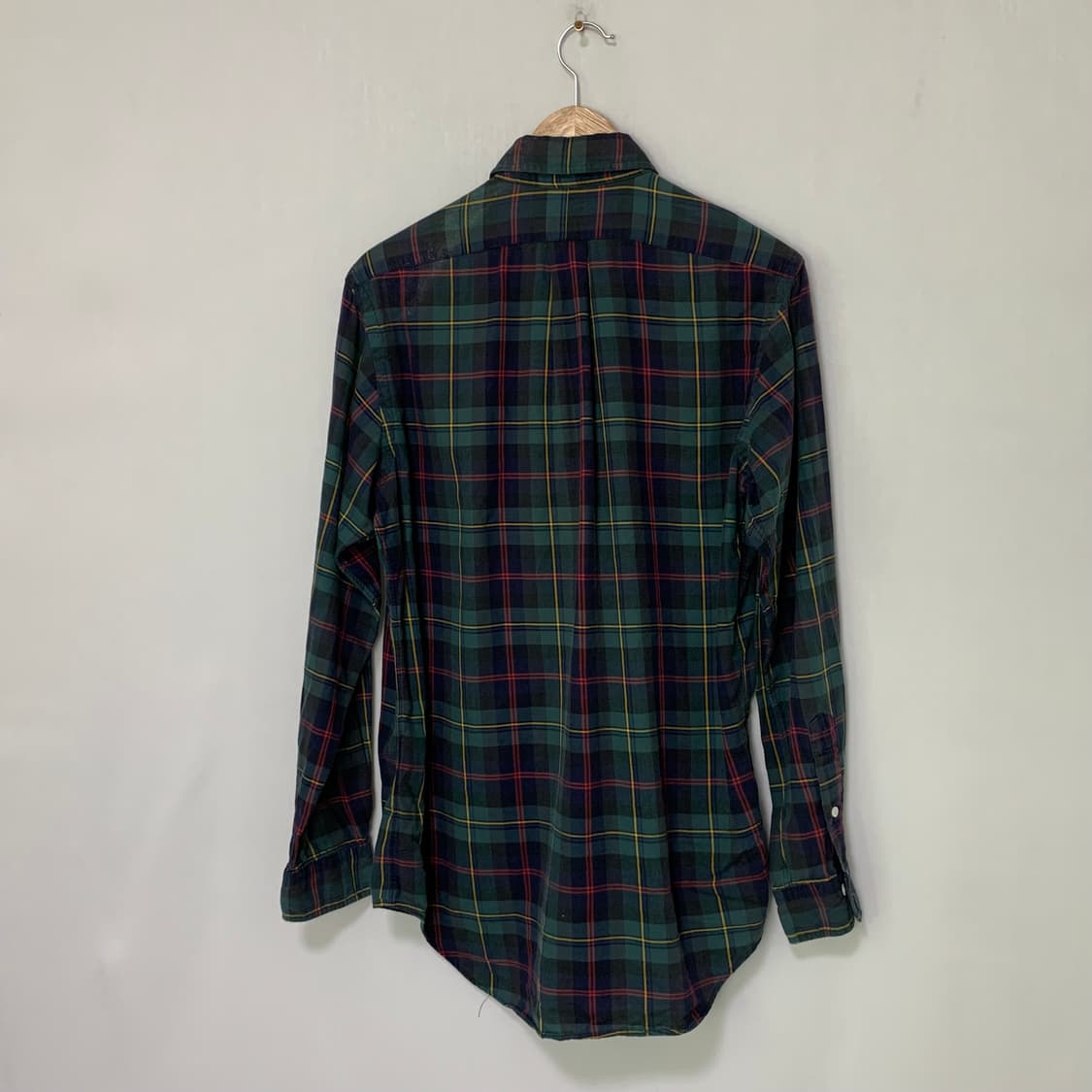 폴로 랄프로렌 타탄 체크 셔츠 S 빈티지 남녀공용 상품이미지5