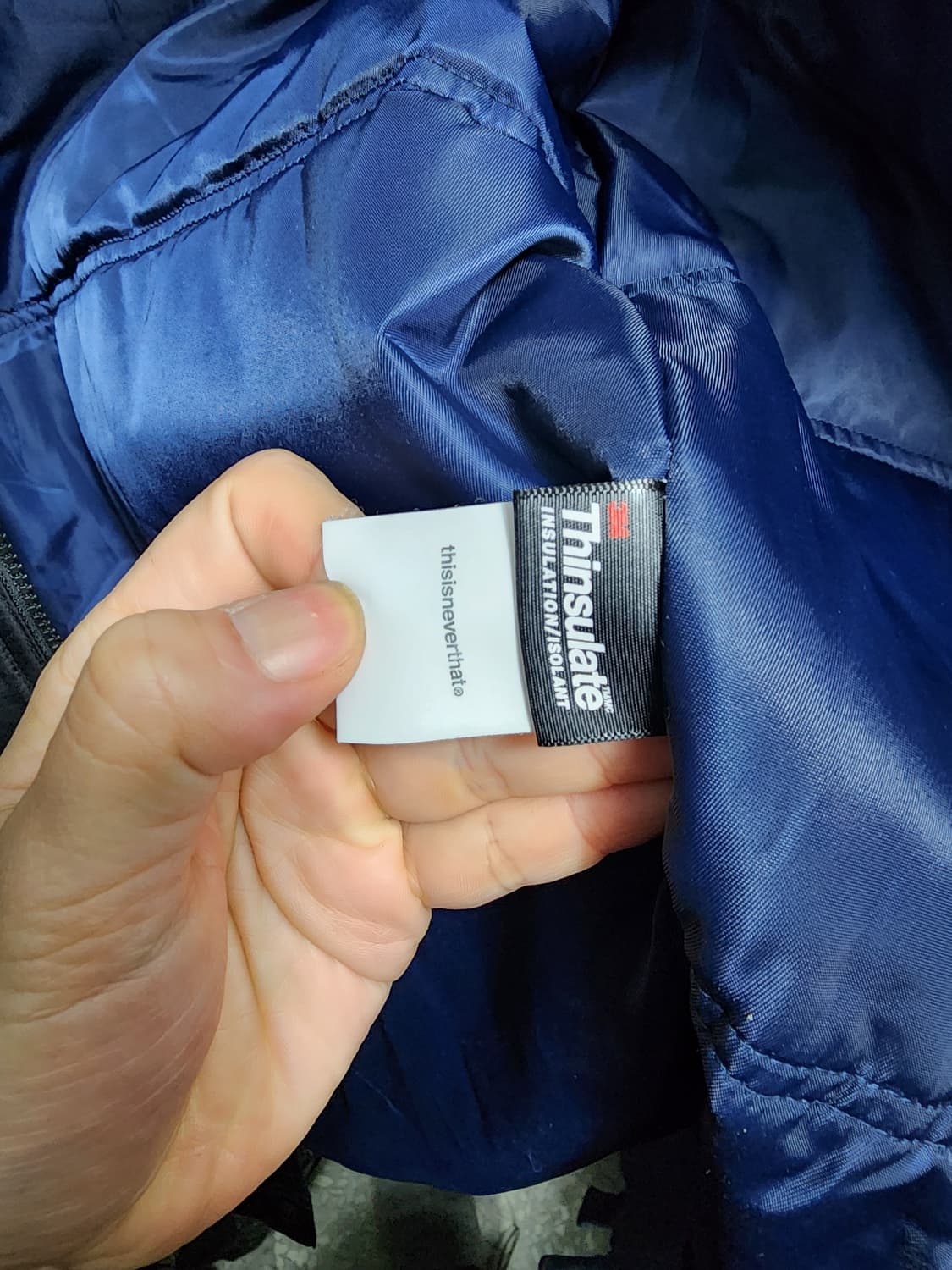 디스이즈네버댓 3m 빅로고 코치자켓 돕바 상품이미지6