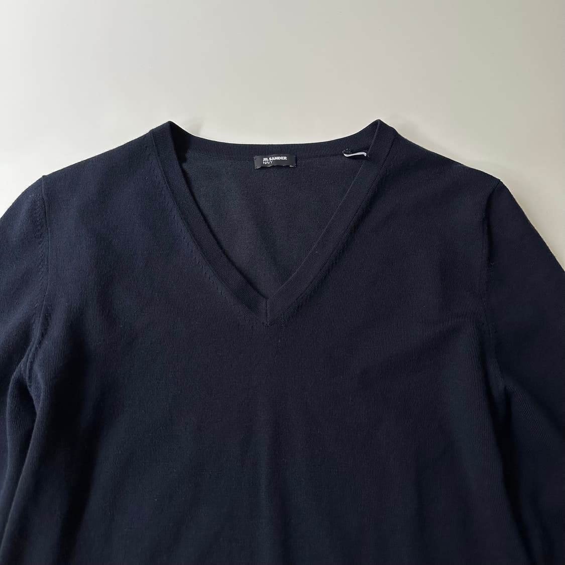 질샌더 jil sander navy 브이넥 니트 상품이미지2