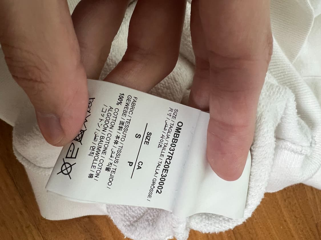 버질 아블로 시절 오프화이트 후드티 s  상품이미지7