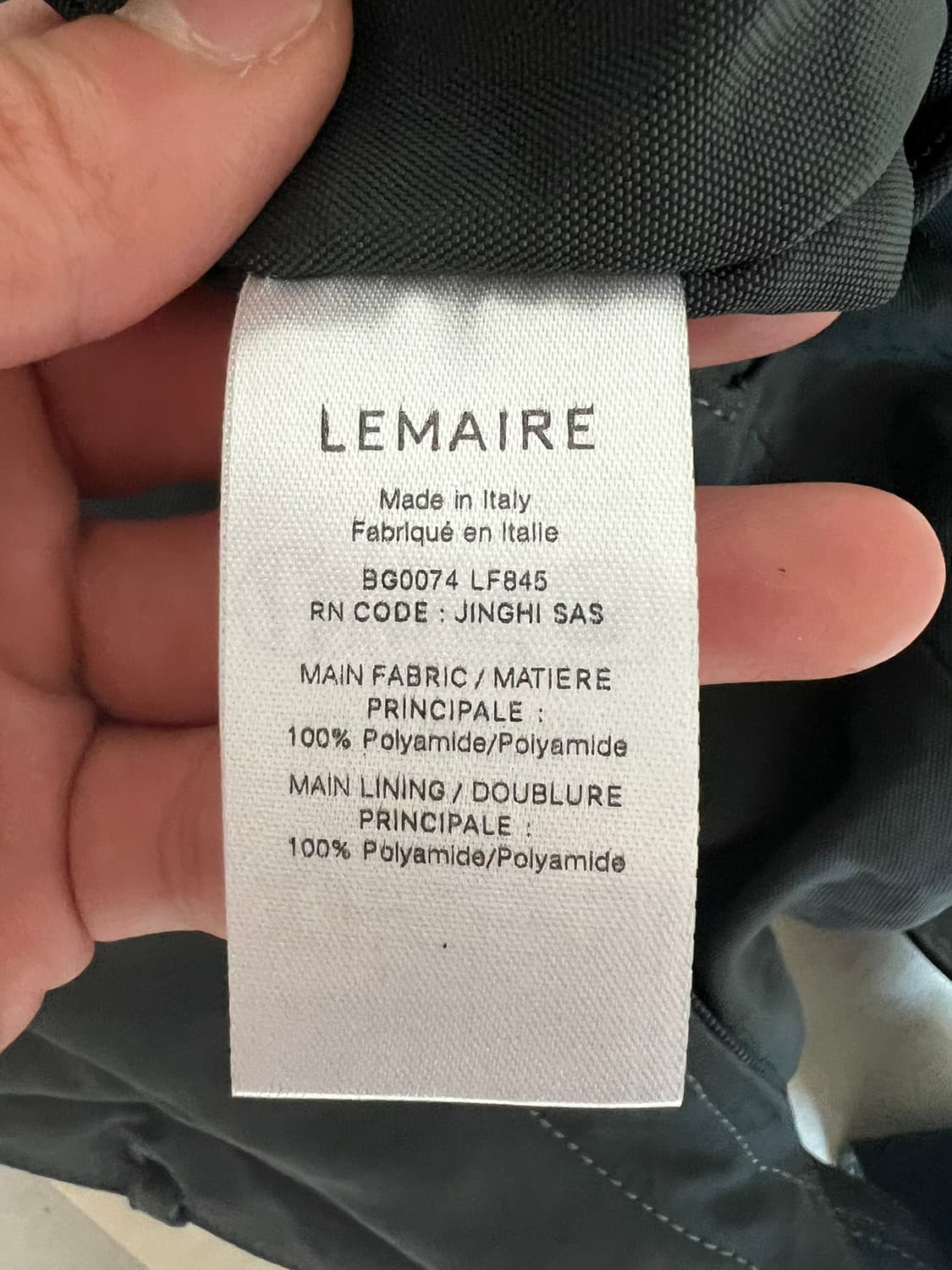 LEMAIRE 르메르 게임백 미디움 아스팔트 상품이미지7