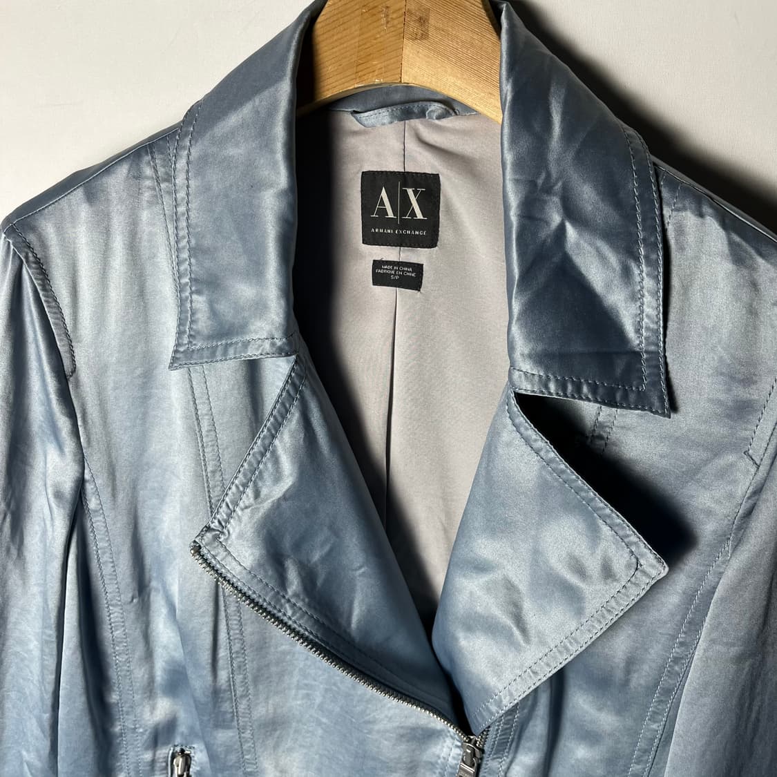 [A/X] 아르마니 익스체인지 새틴 라이더자켓 상품이미지3