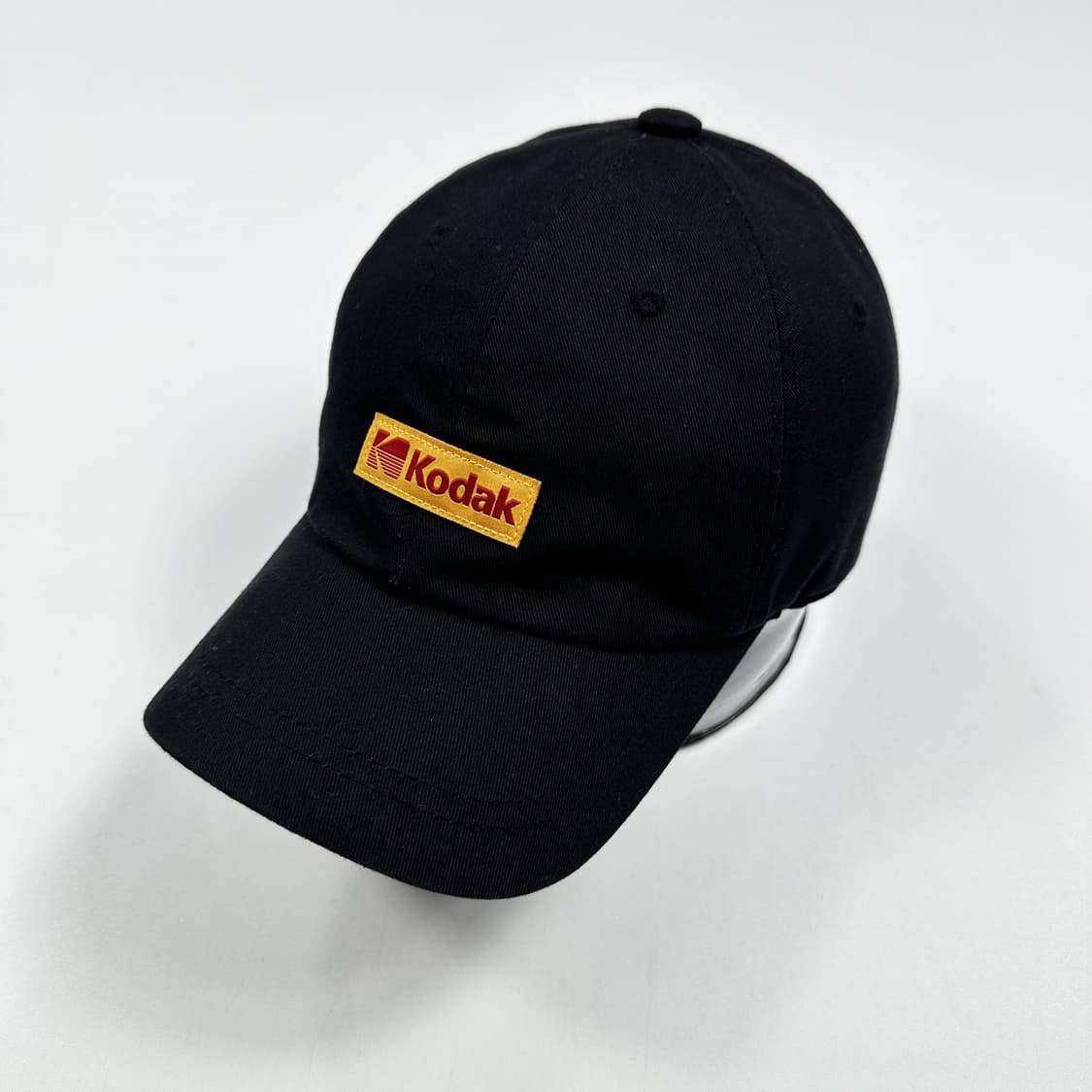 코닥 박스로고 블랙 볼캡 모자 상품이미지1