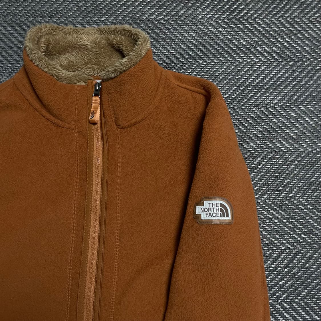 노스페이스 브라운 마운틴 풀 집 플리스 자켓y 5276 상품이미지3