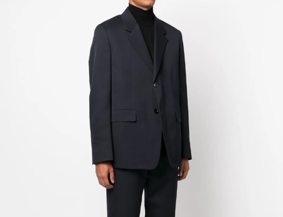 50) 질샌더 테일러 메이드 노치드 싱글 블레이저 상품이미지9