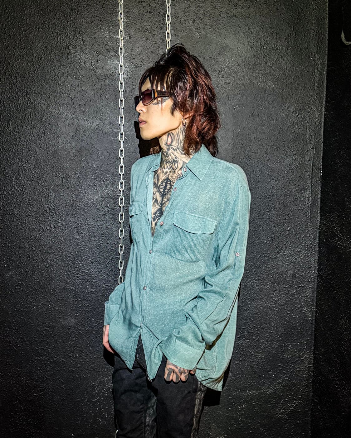 G.O.A – turquoise colored shirt 상품이미지4