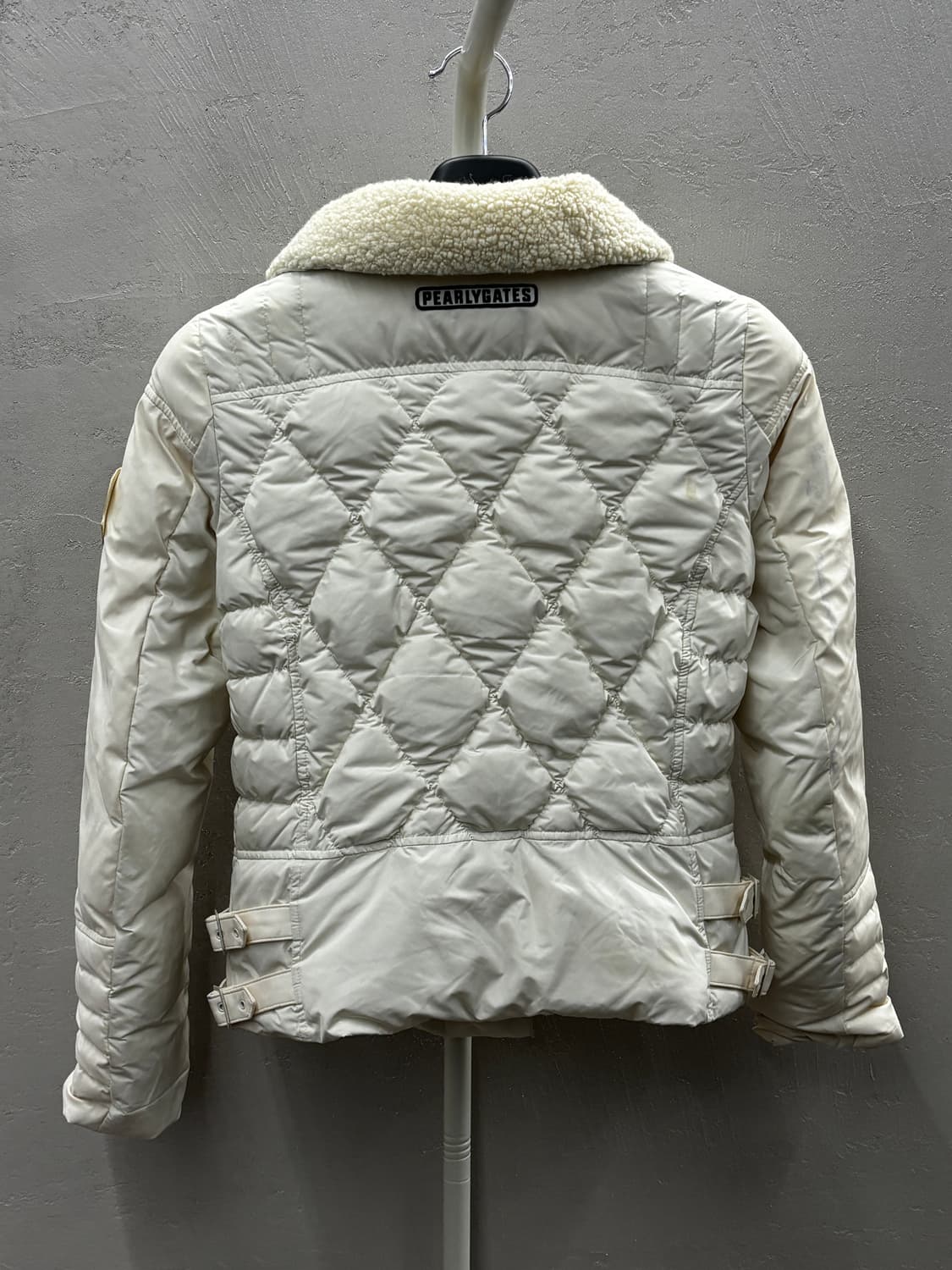 파리게이츠 아이보리 숏 패딩 점퍼 뽀글이 카라 2 상품이미지7