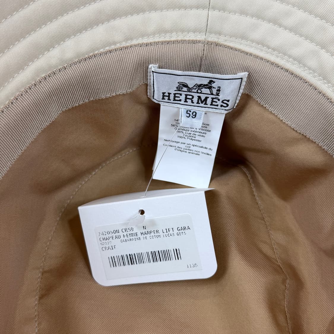 [리오브] 에르메스 하퍼 리프트 버킷모자 상품이미지4