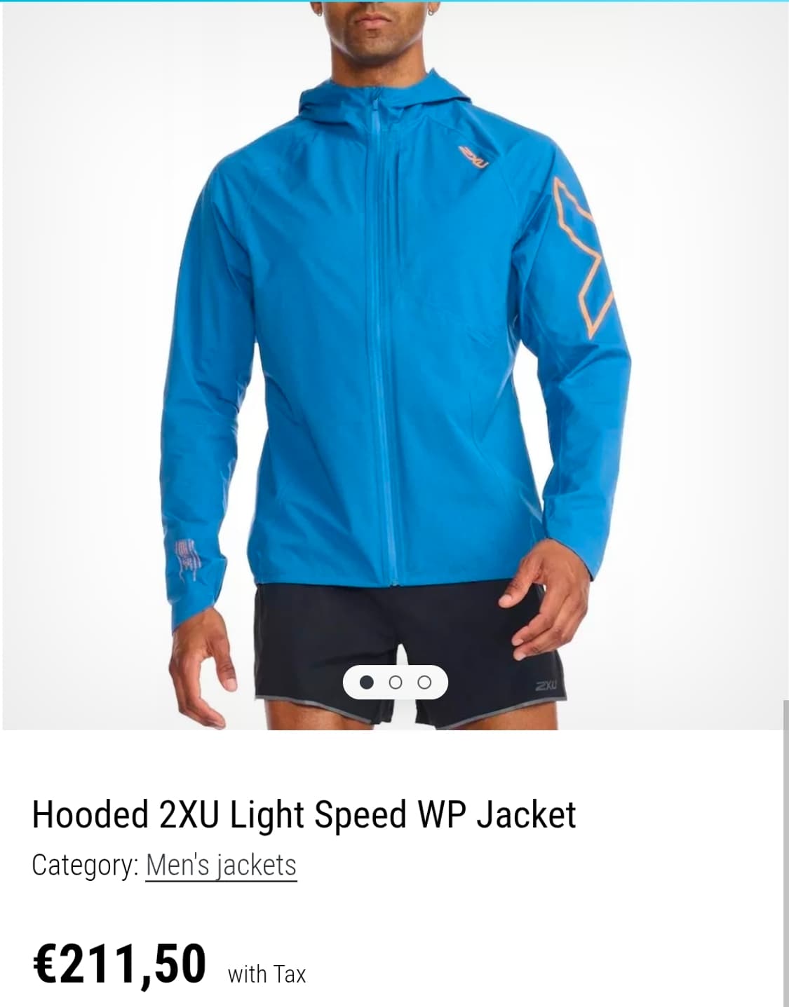 (미시용) 2XU 러닝 바람막이 L - 방수, 신축성, 빛반사 상품이미지1