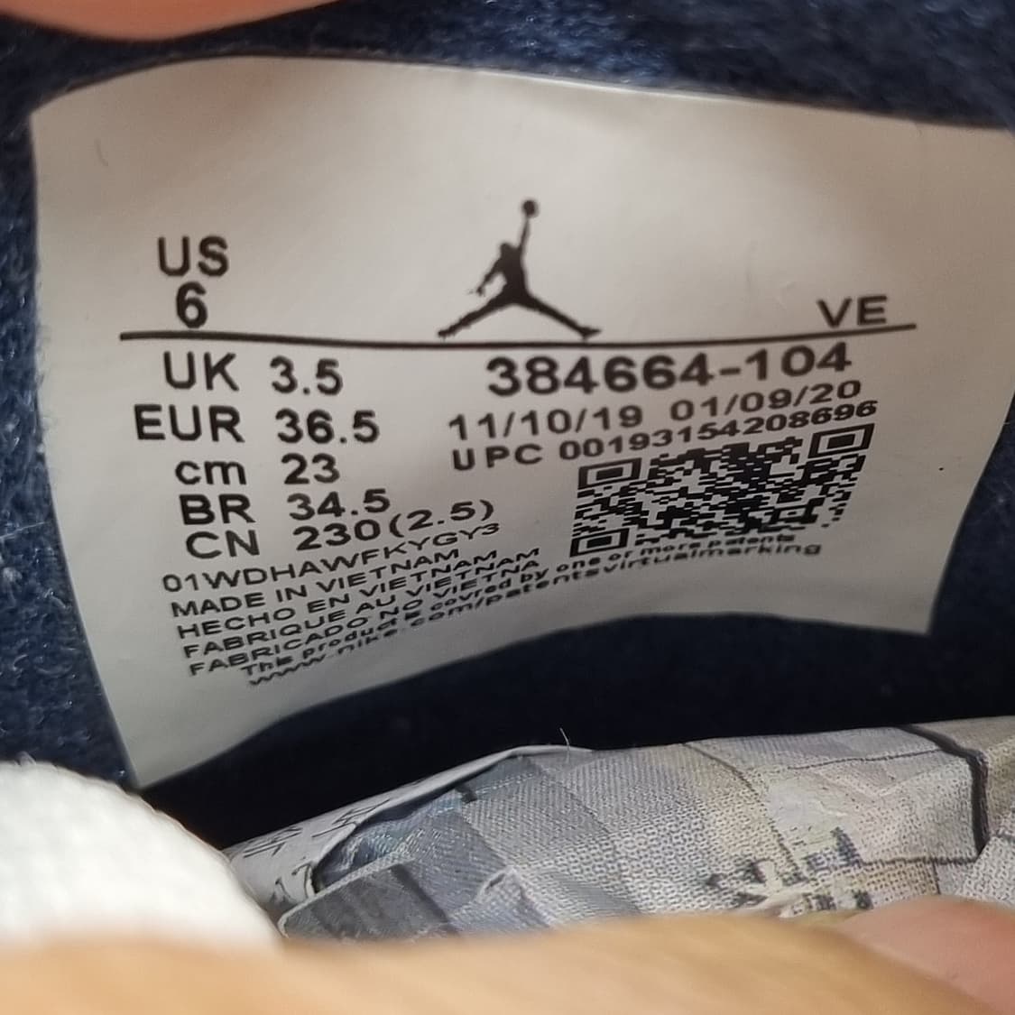 나이키 조던6 레트로 팅커 여성운동화230  상품이미지6