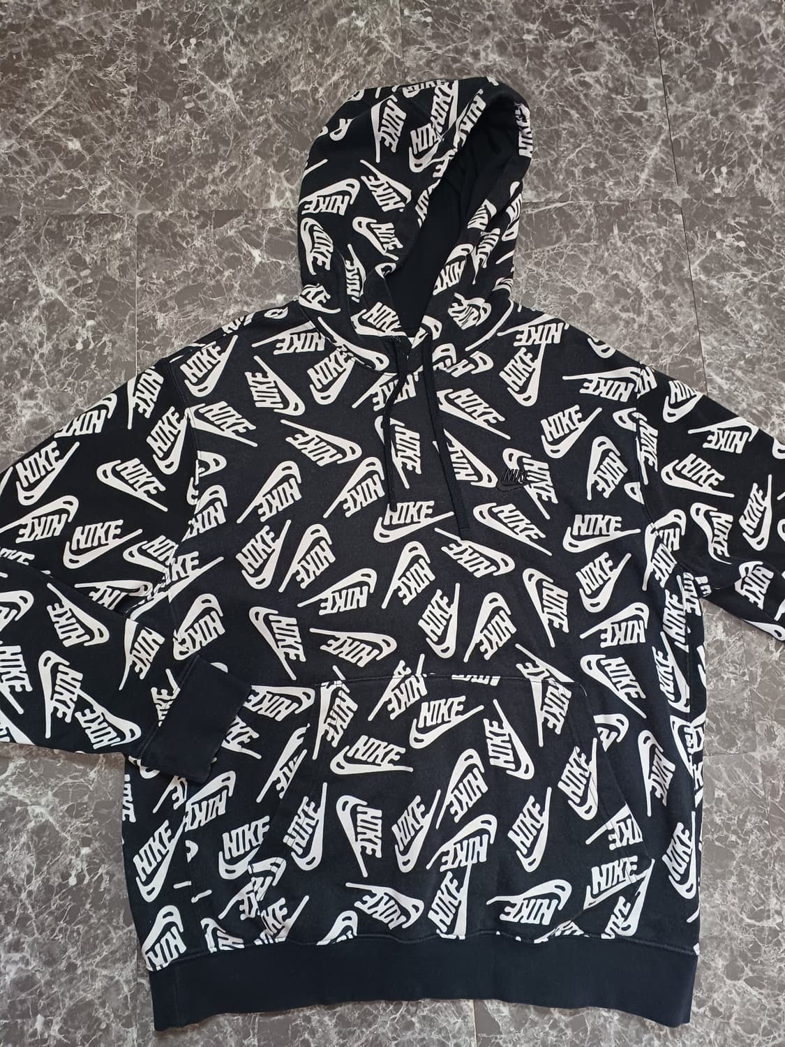 나이키 올오버 로고 후드티 L 상품이미지1