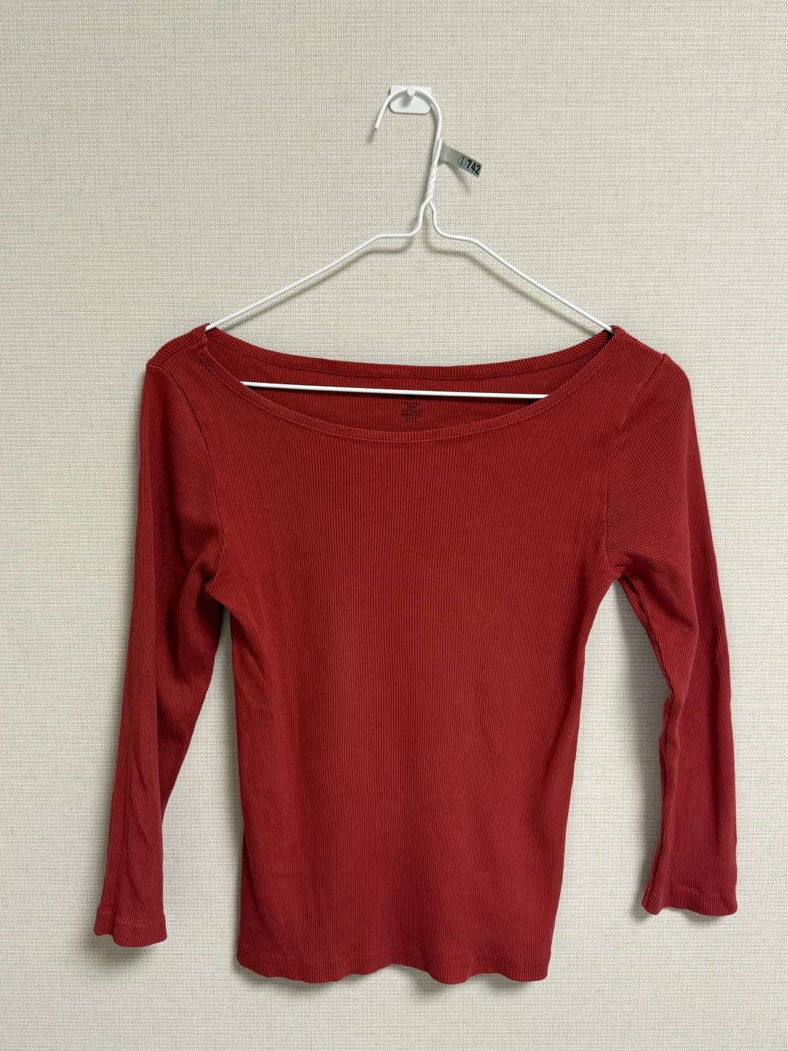 브랜디멜빌 7부 롱슬리브 레드 상품이미지1