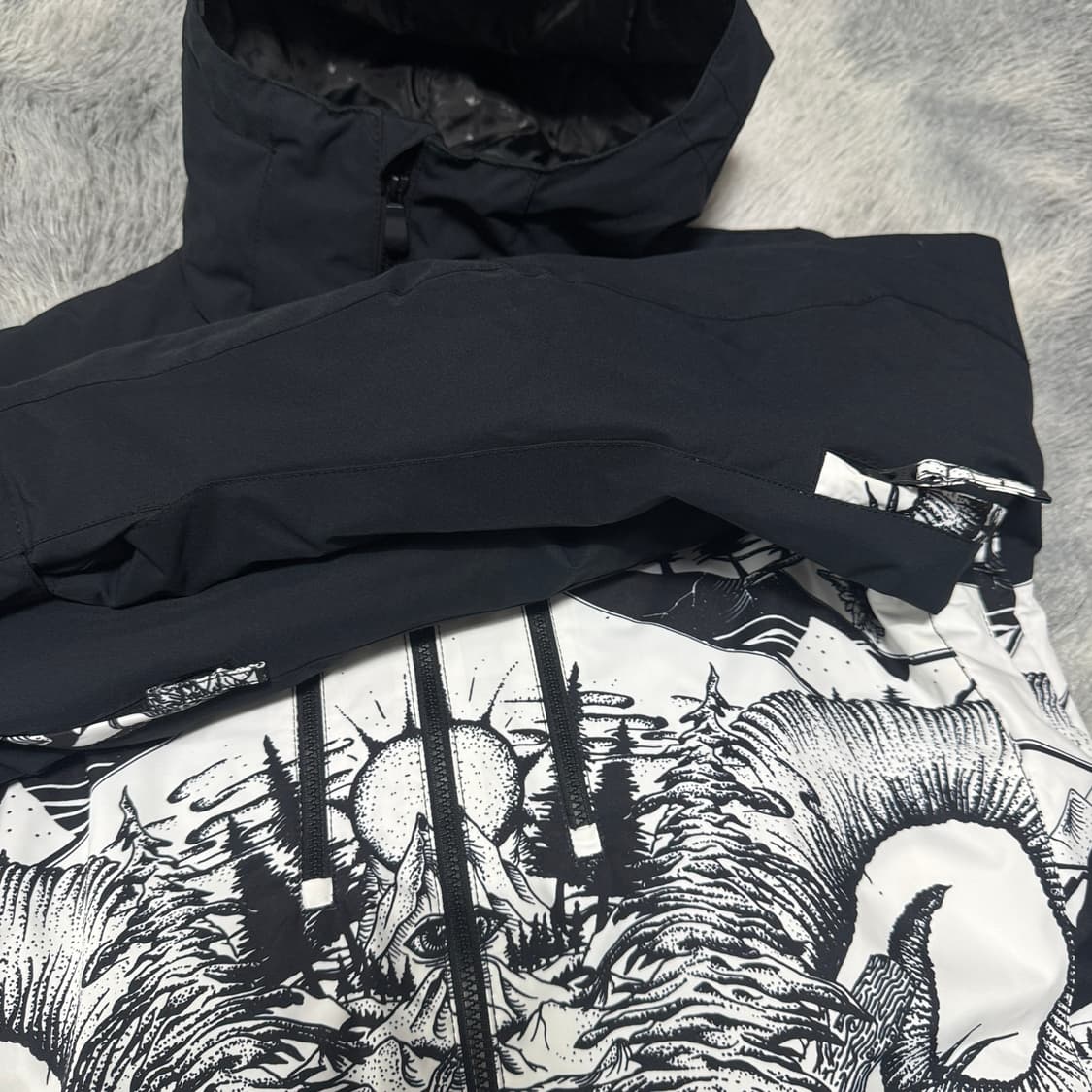 퀵실버 보드복 상하의 세트 M사이즈 상품이미지5