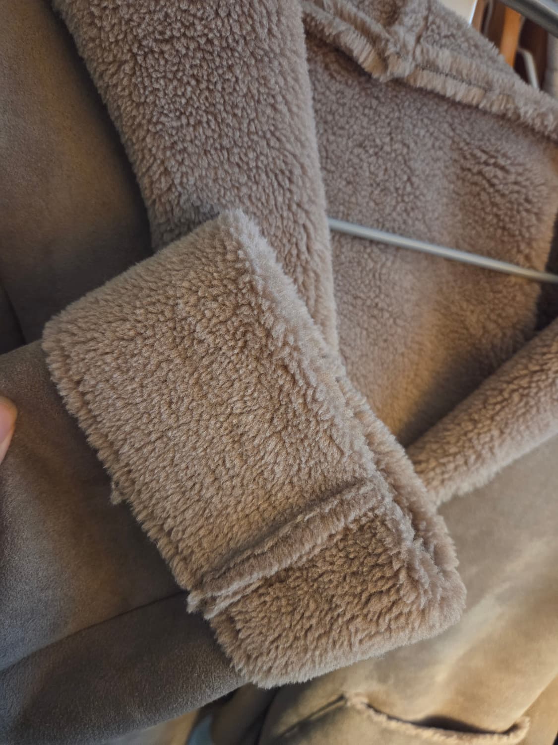 데일리 모리 양털안감 무스탕 상품이미지3