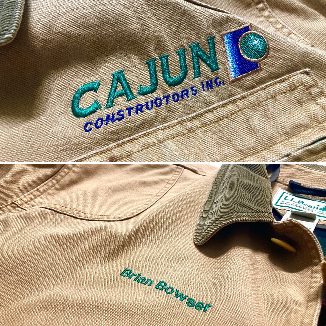 90-00s 엘엘빈 오버핏 오리지널 워크자켓 110-115 상품이미지7