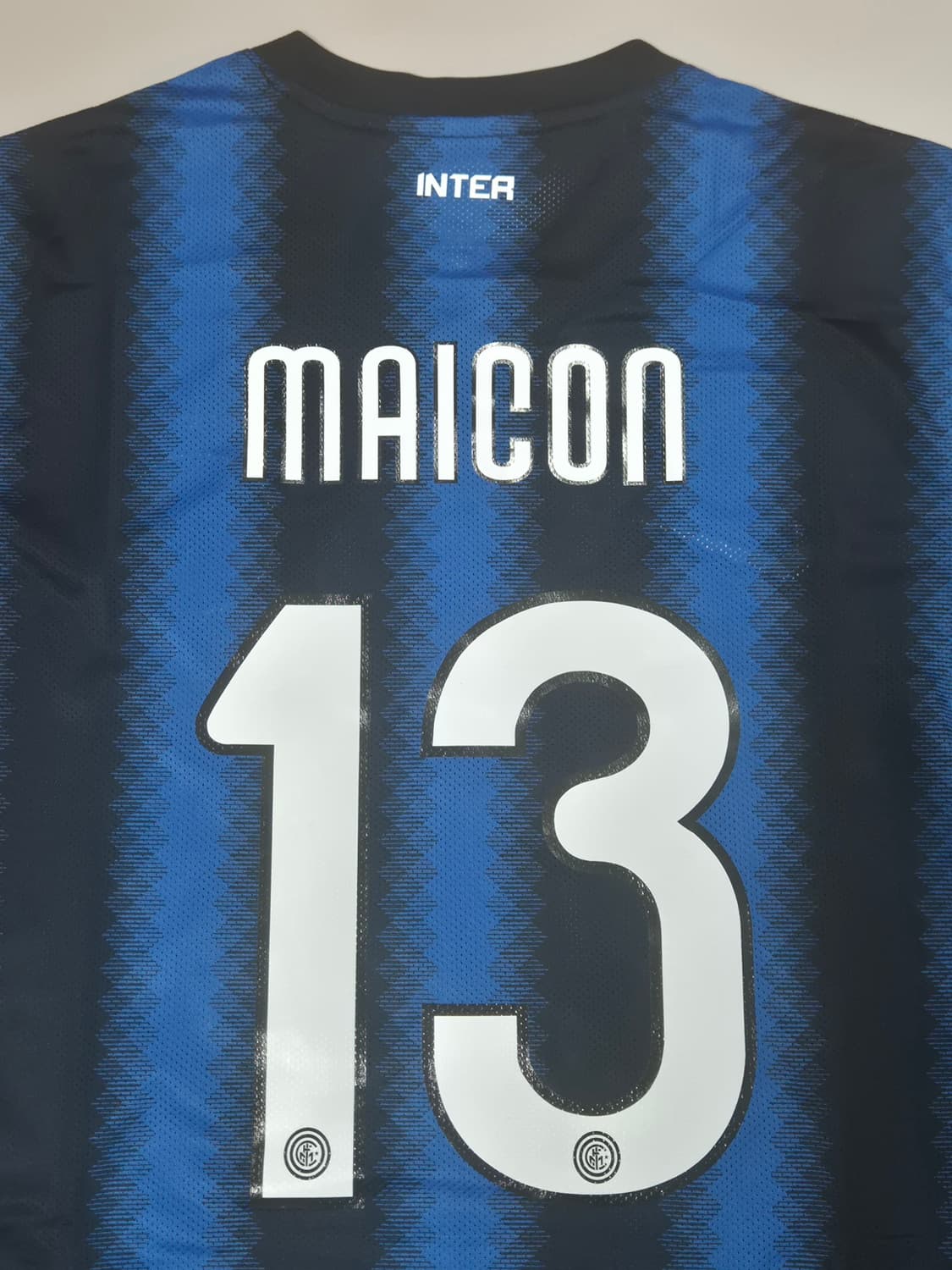 10-11 인터밀란 홈킷 챔스패치 마이콘 유니폼 L사이즈 레플리카 상품이미지7