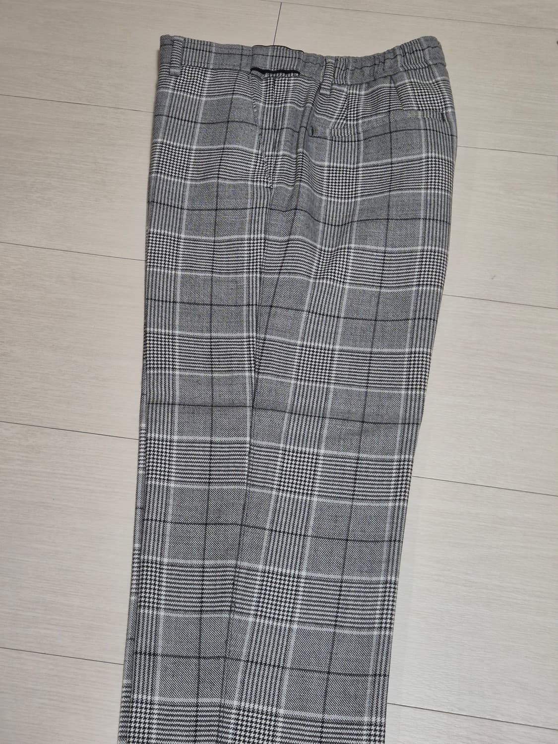 준지 그레이 체크 팬츠 46 상품이미지1