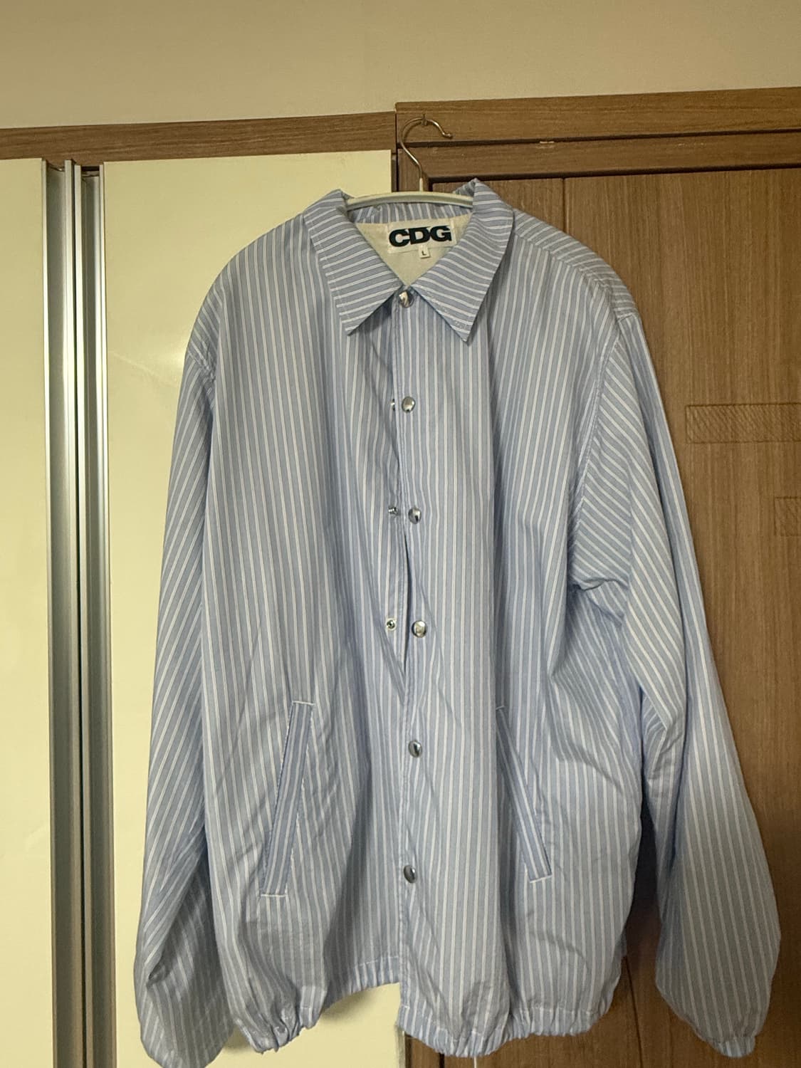 CDG 코치 자켓 코튼 스트라이프 상품이미지2
