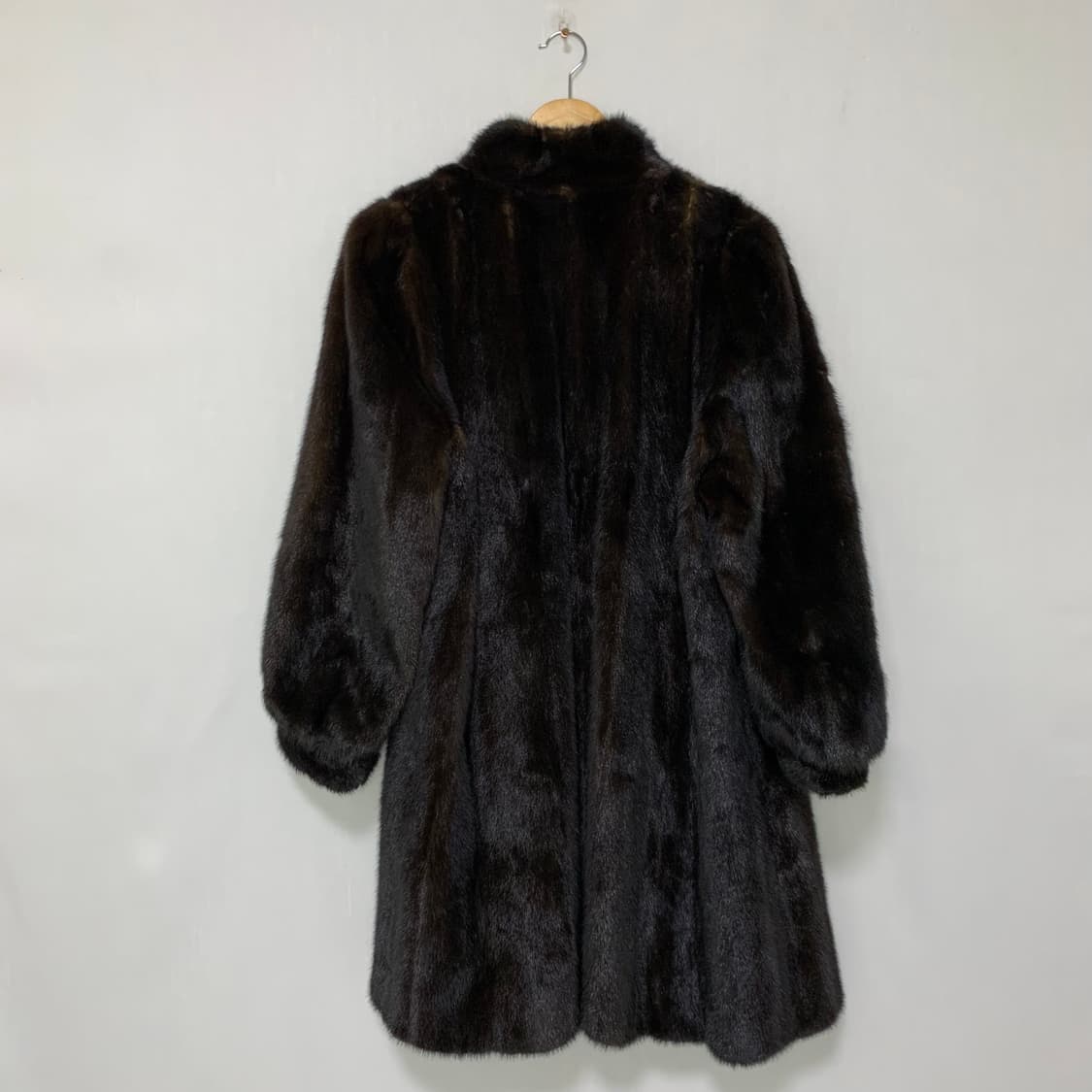 사가 로얄 밍크 롱코트 빈티지 리얼퍼자켓 다크 브라운 남녀공용 상품이미지9