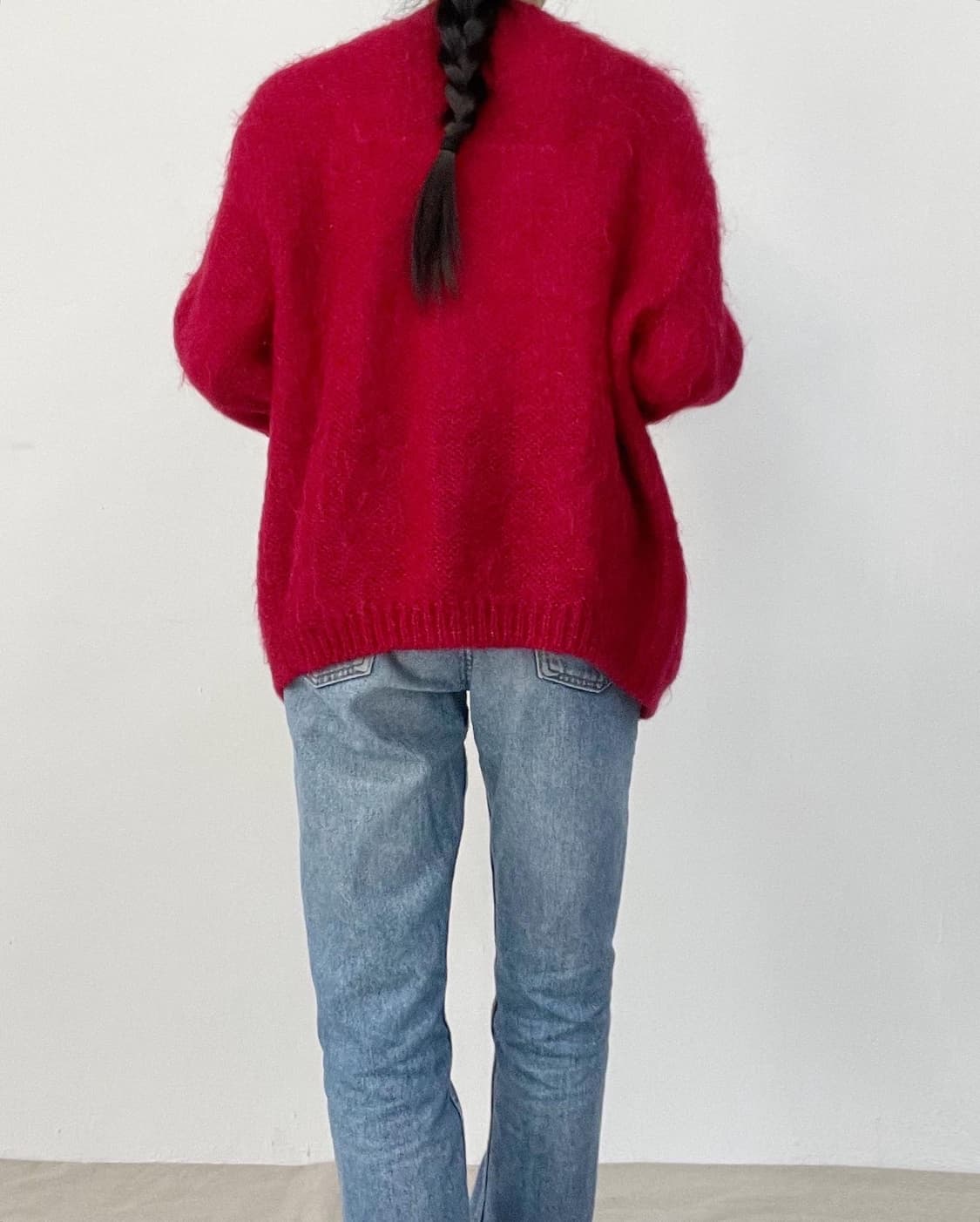 90s 빈티지 모헤어가디건 상품이미지3