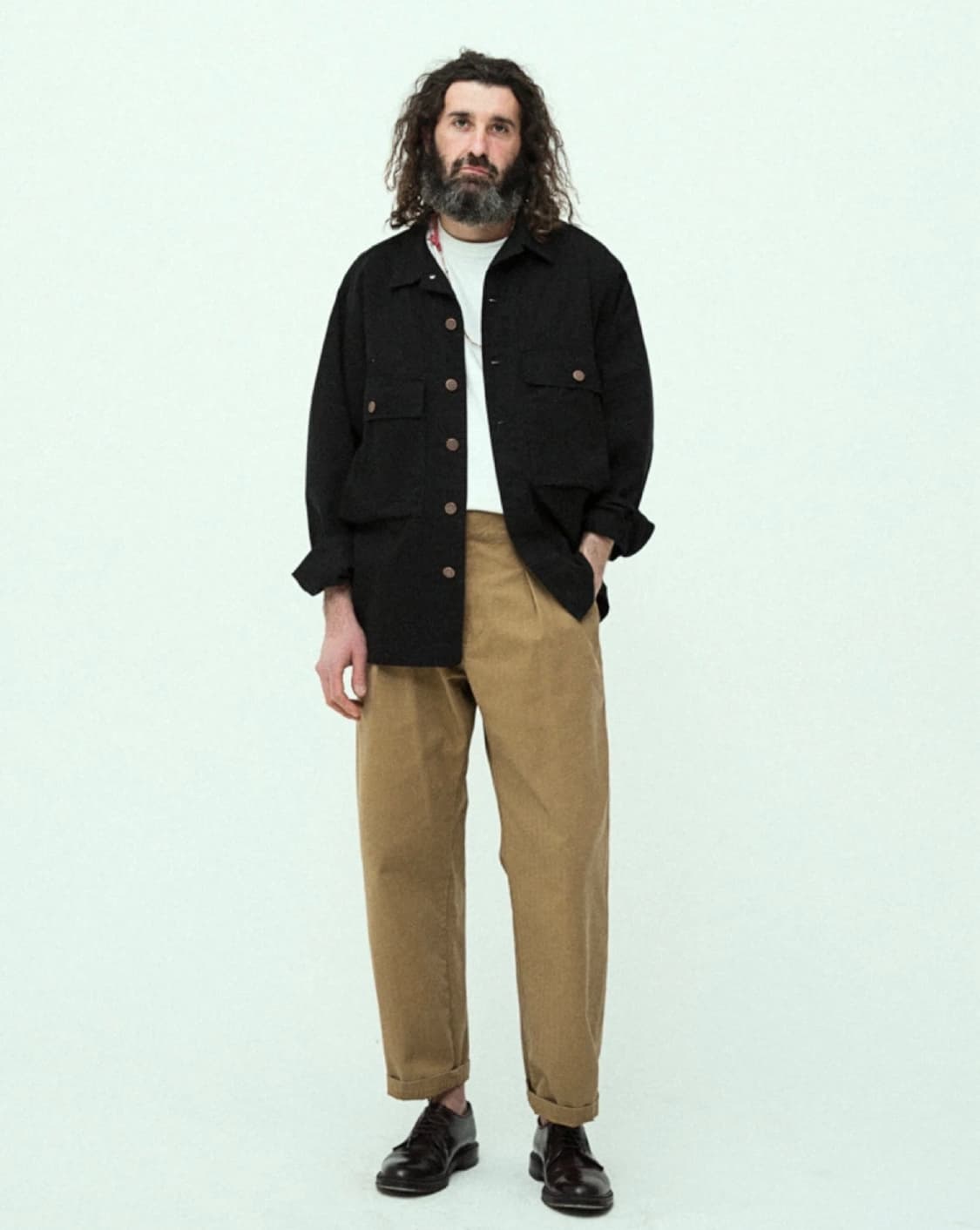 유니폼브릿지 헤링본 데님 자켓 XL(105-110) 정품 상품이미지3