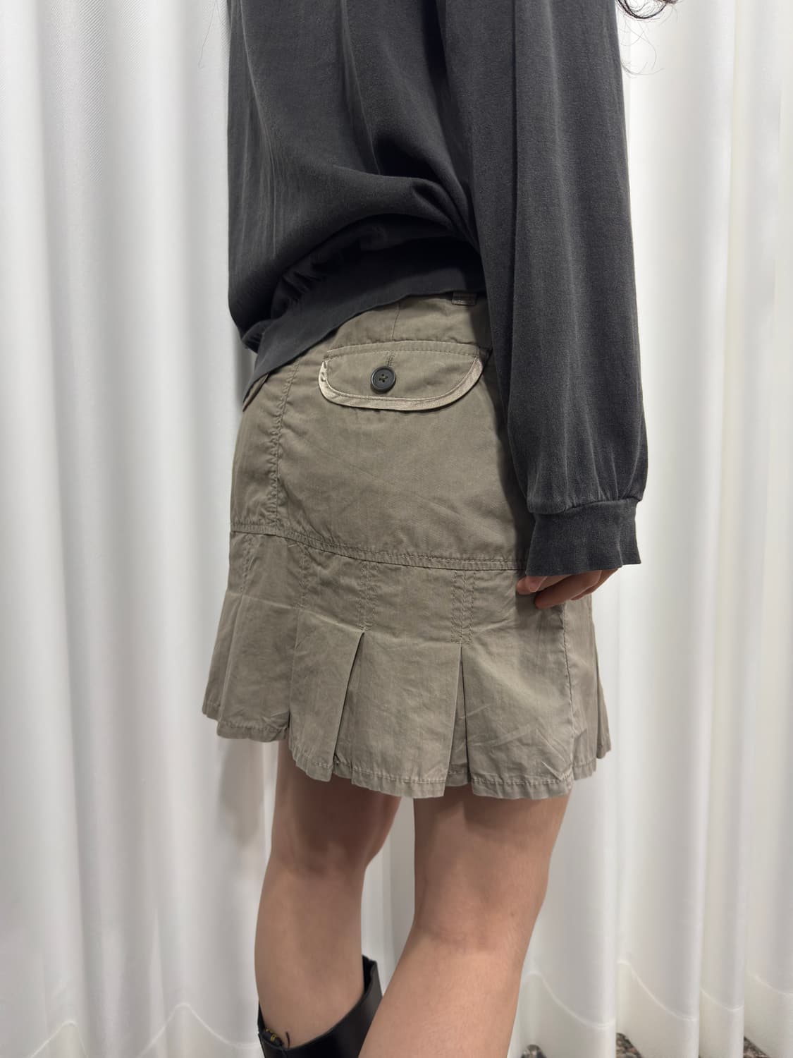 eastboy pleats mini skirt 상품이미지5