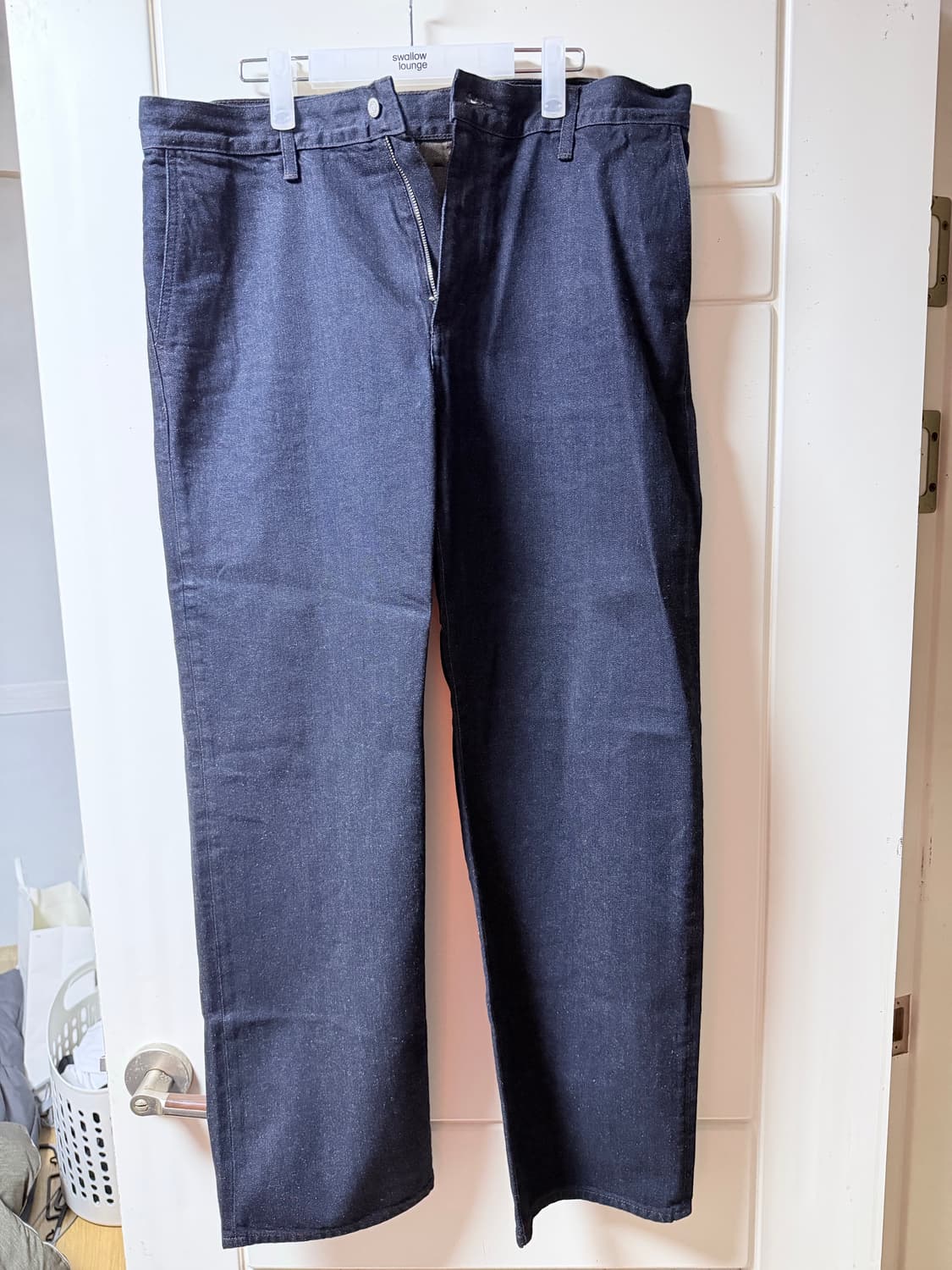 (4)포터리 스트레이트 데님 블루3 상품이미지1