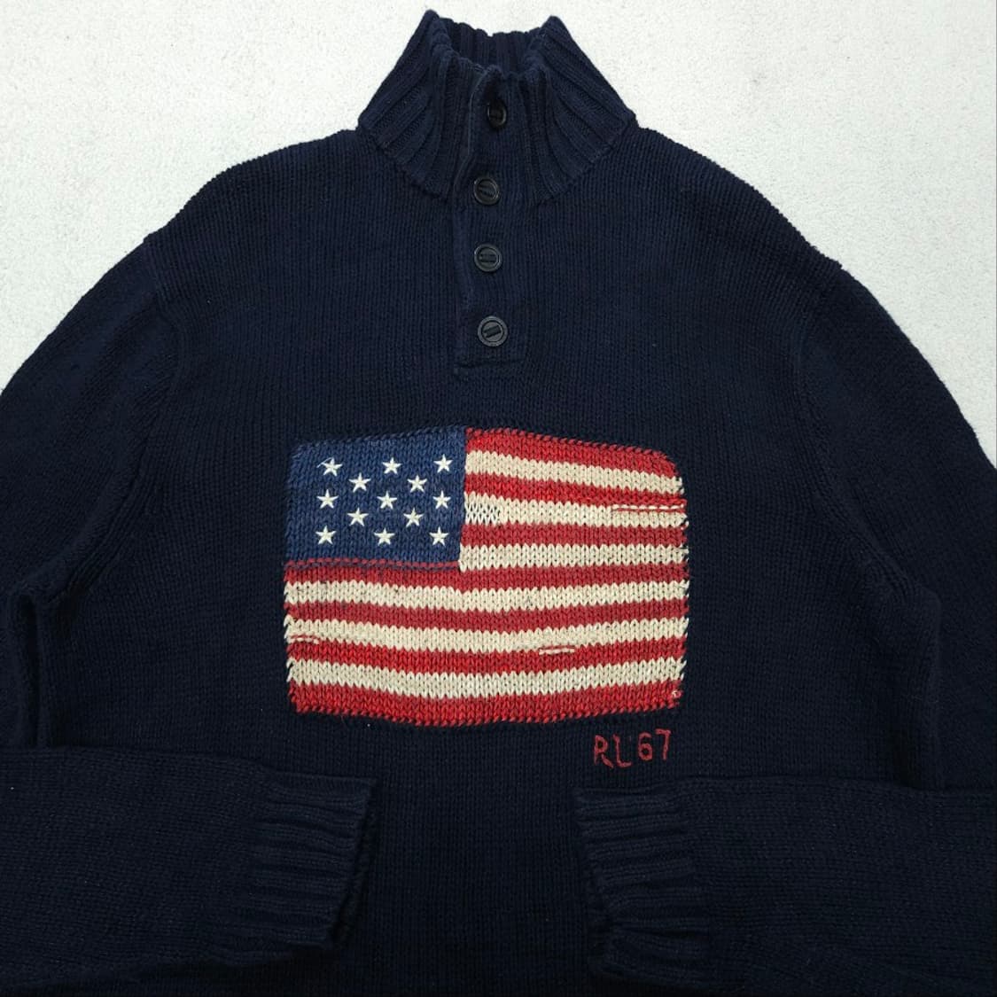 폴로 랄프 로렌 성조기 니트 XL 상품이미지3