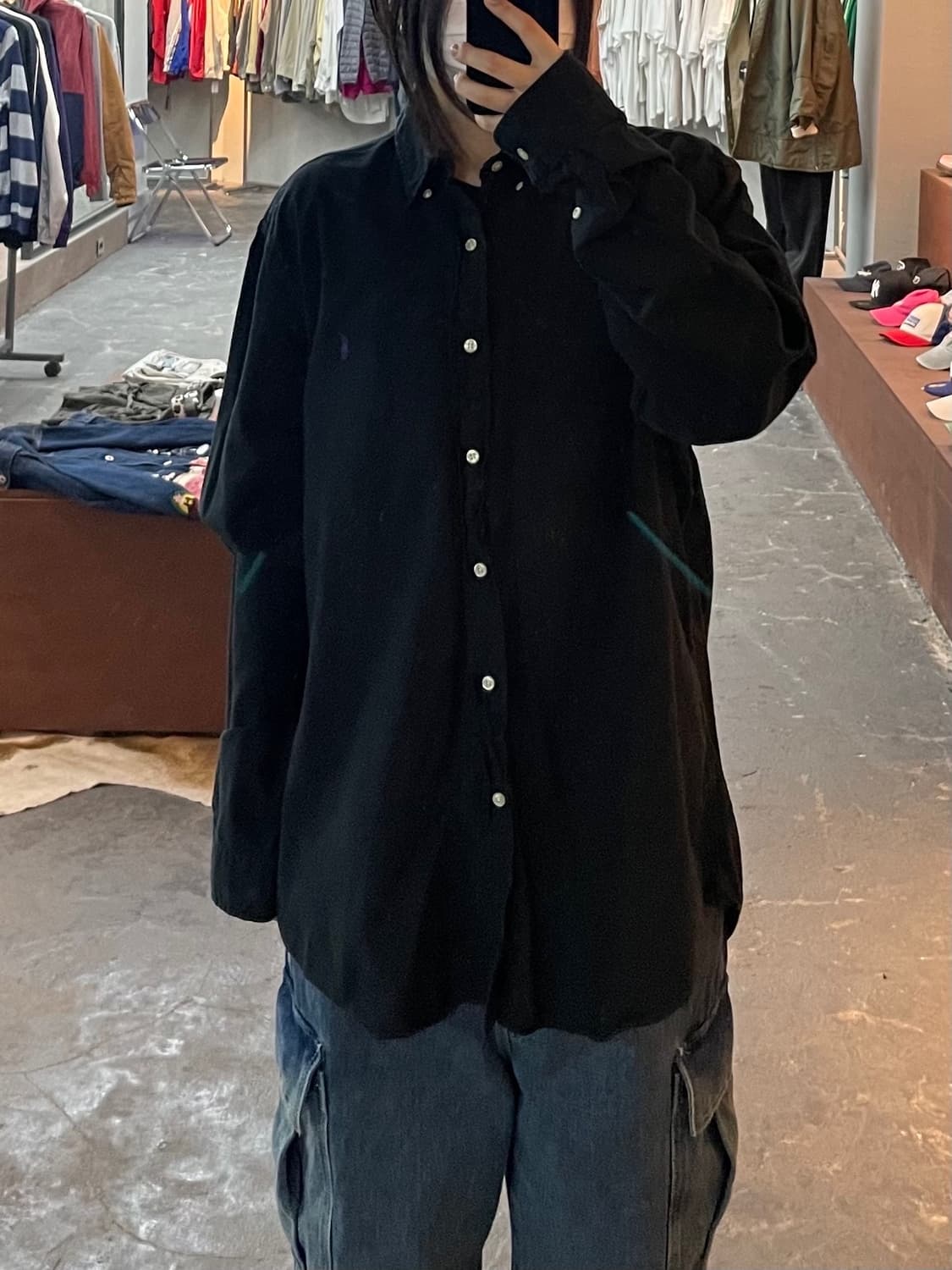 폴로 랄프로렌 블랙 셔츠 H1995 상품이미지1